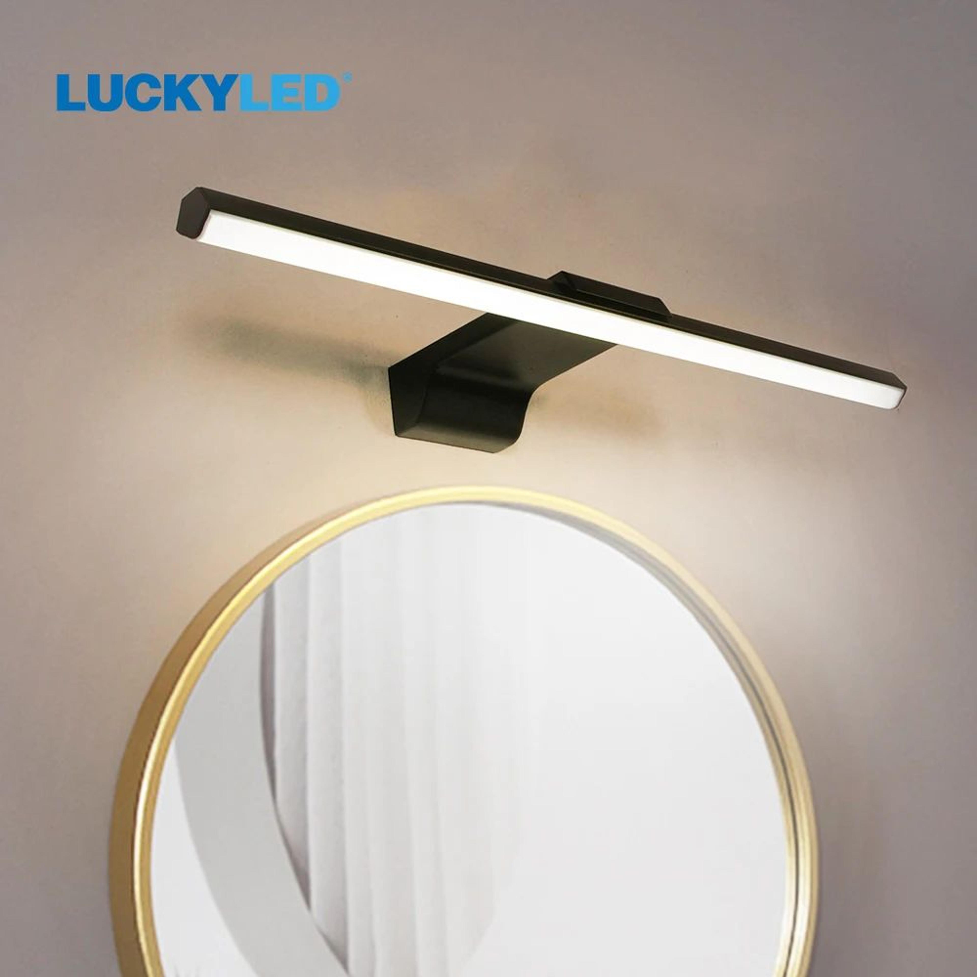 luckyled 3 color dimmable led mirror light