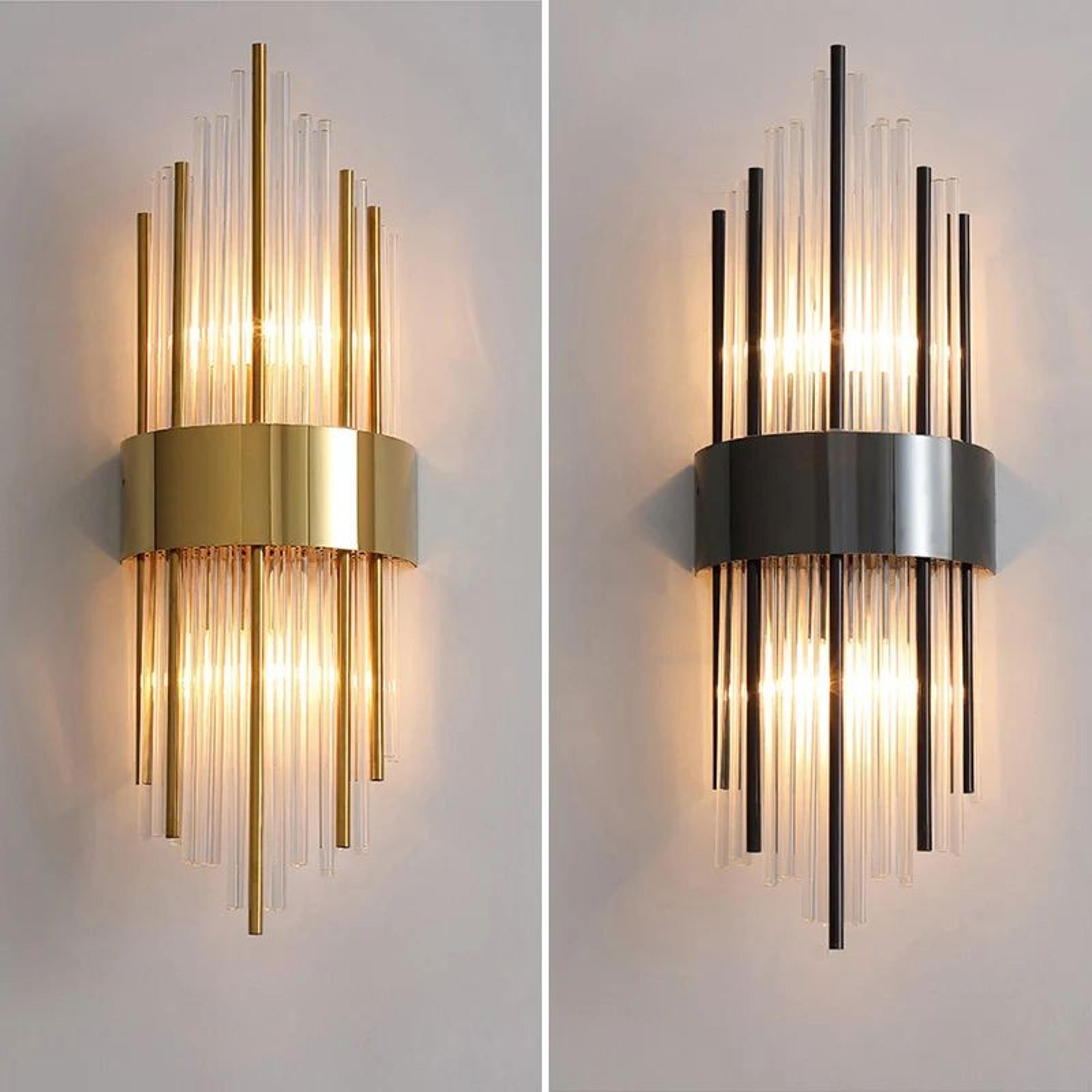 modern luxury gold led wall sconce