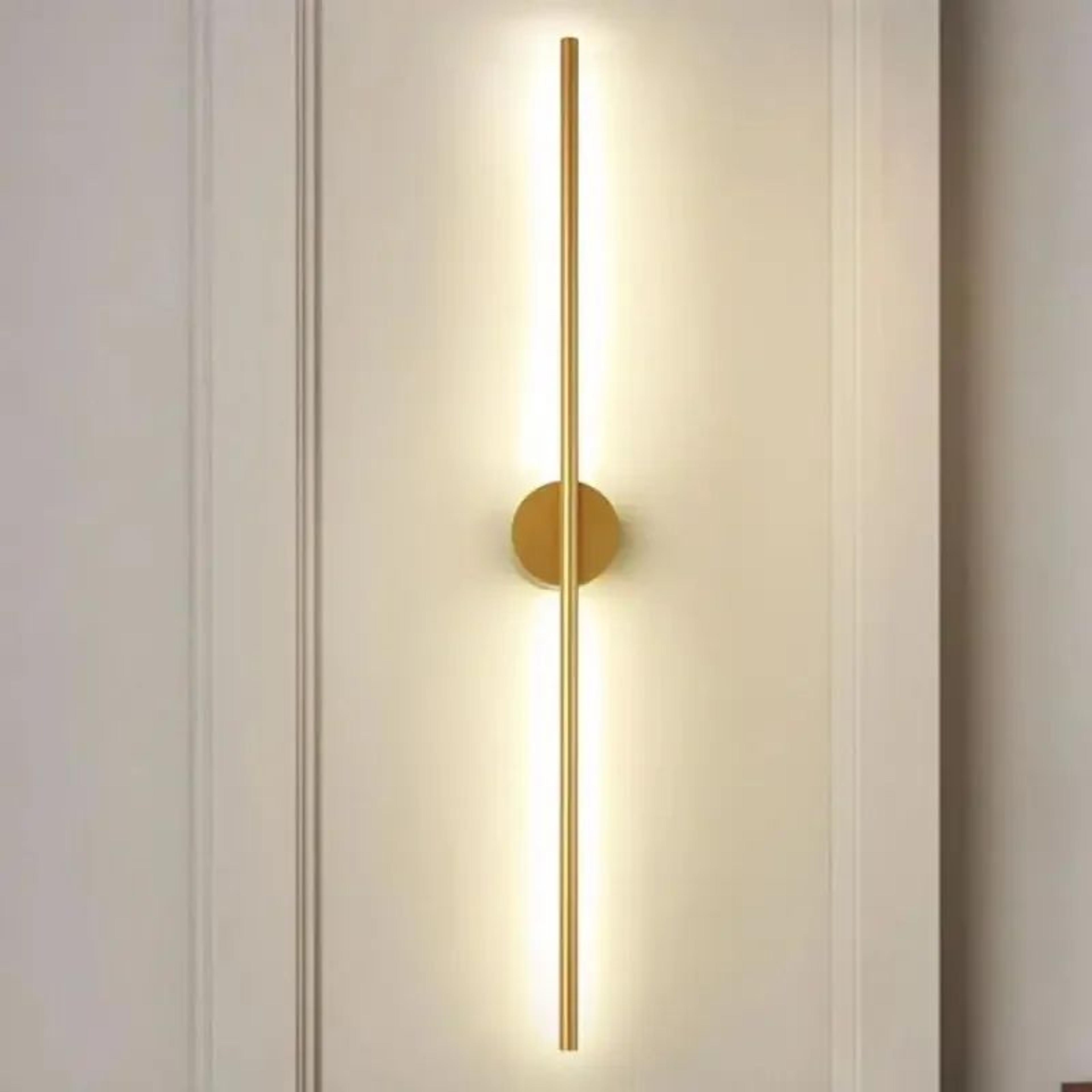 modern linear tube led wall sconce