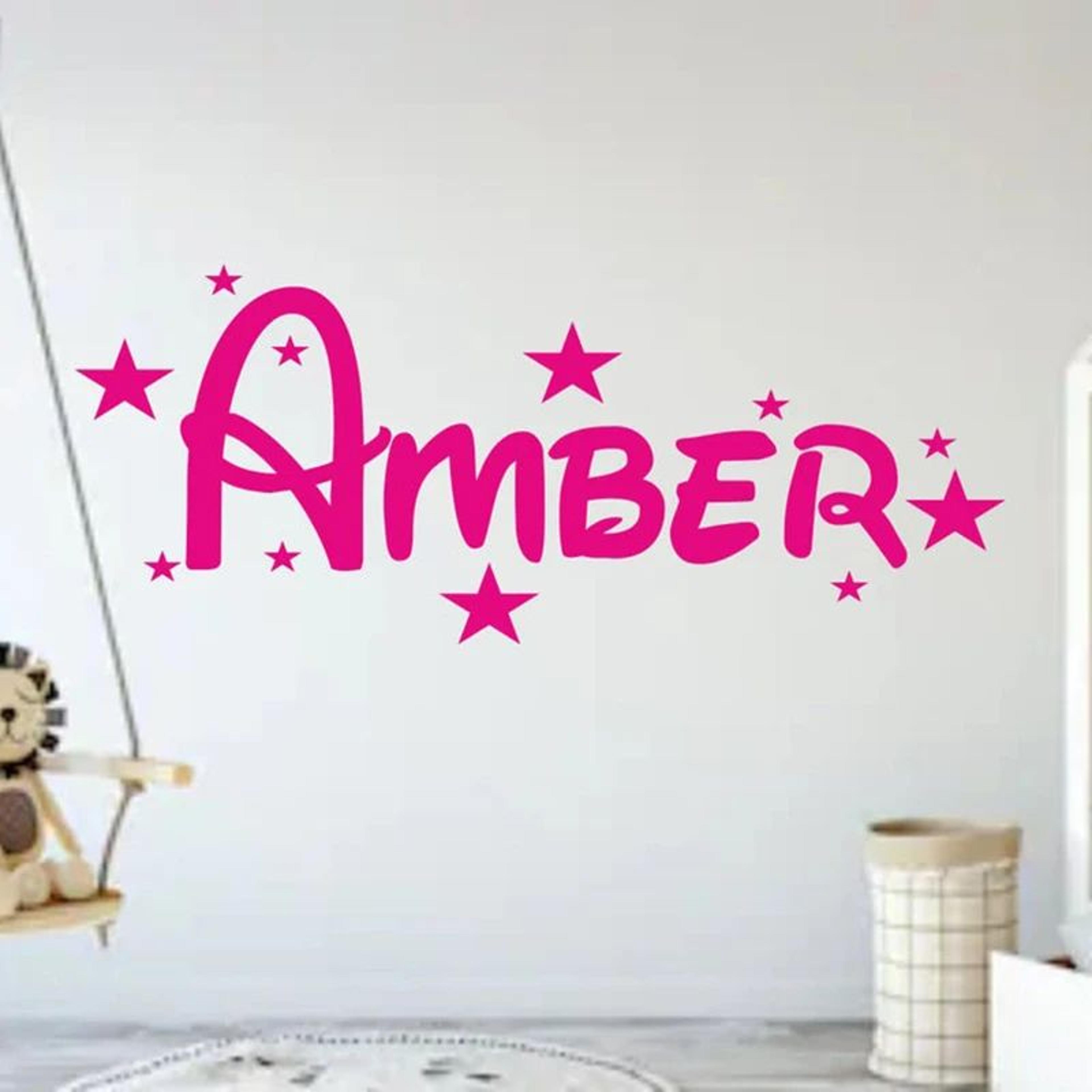 starling custom name wall decal