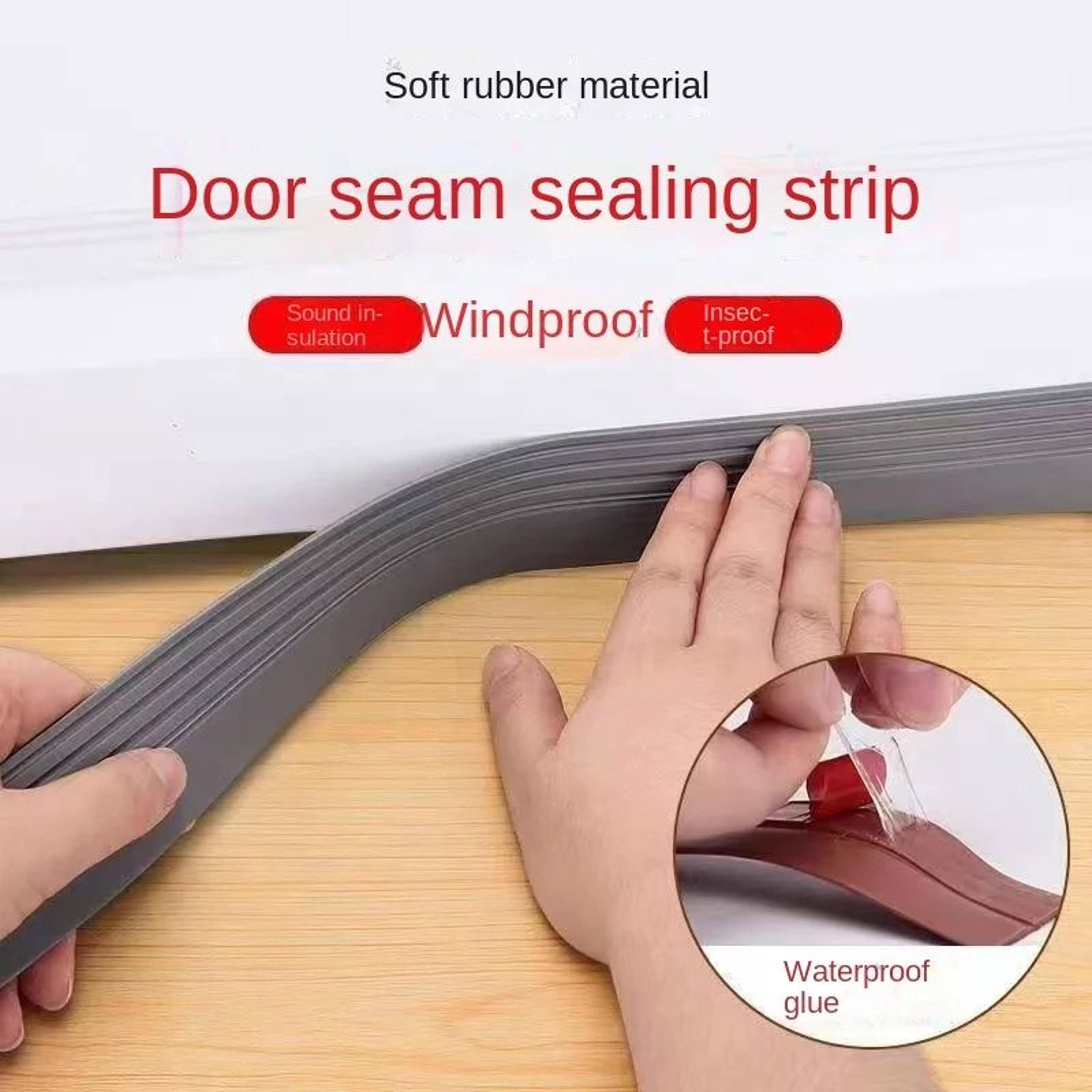 draftguard self adhesive silicone door bottom seal