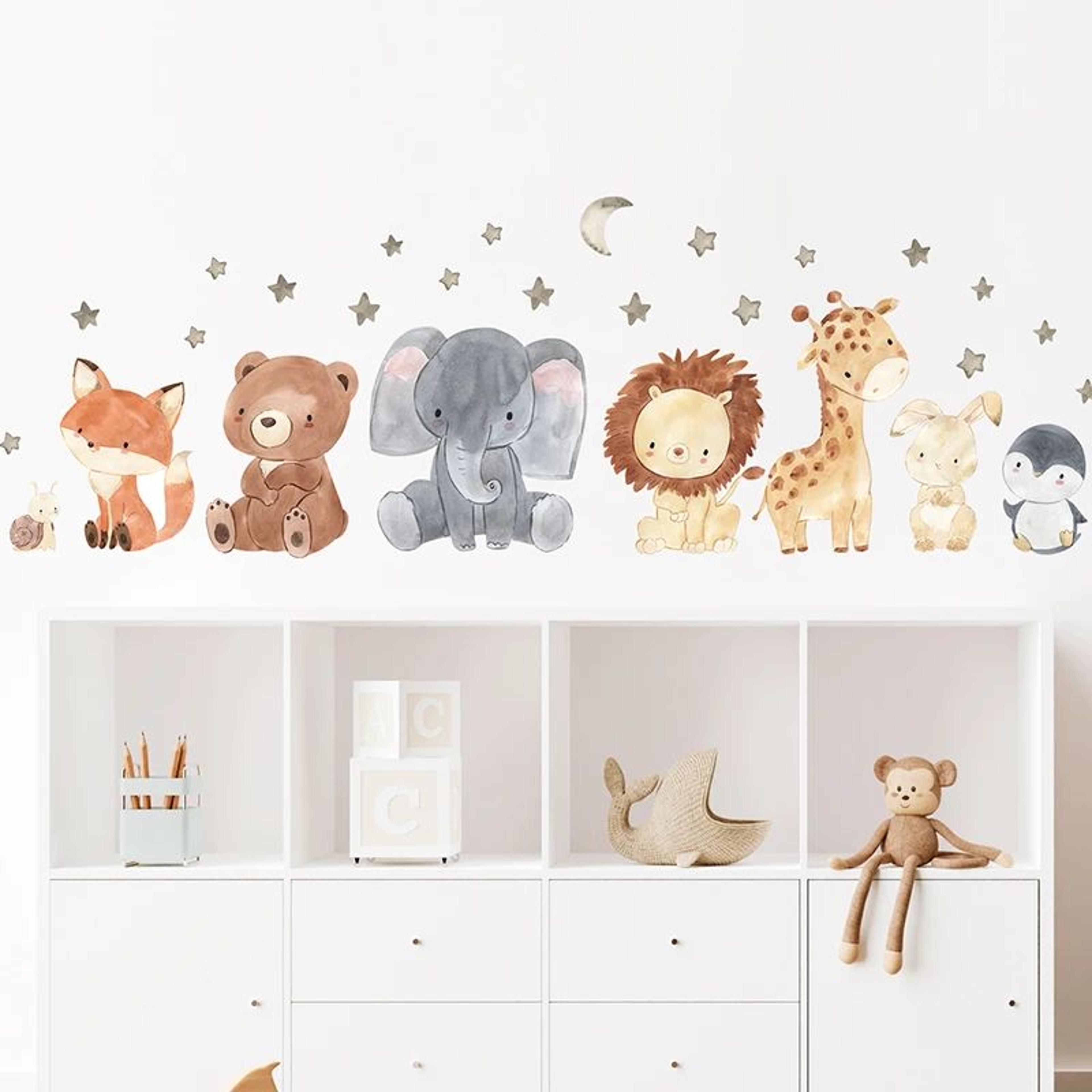 safarisprout african animal wall stickers