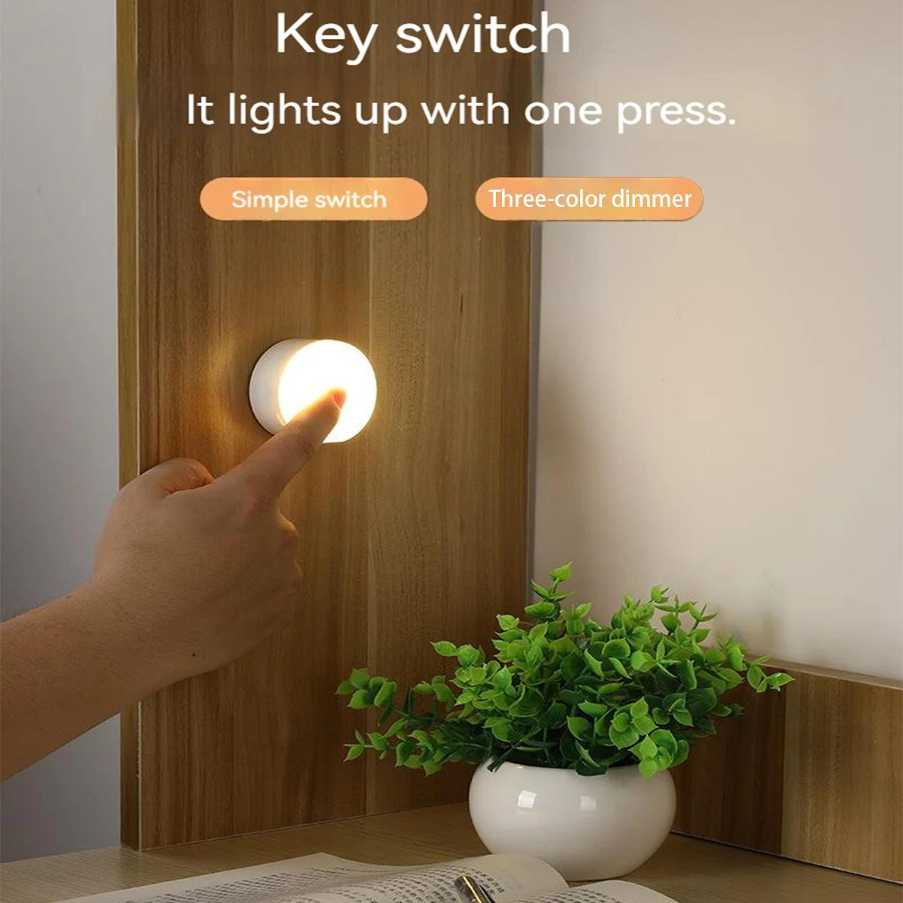triglow 3 color battery powered led night light