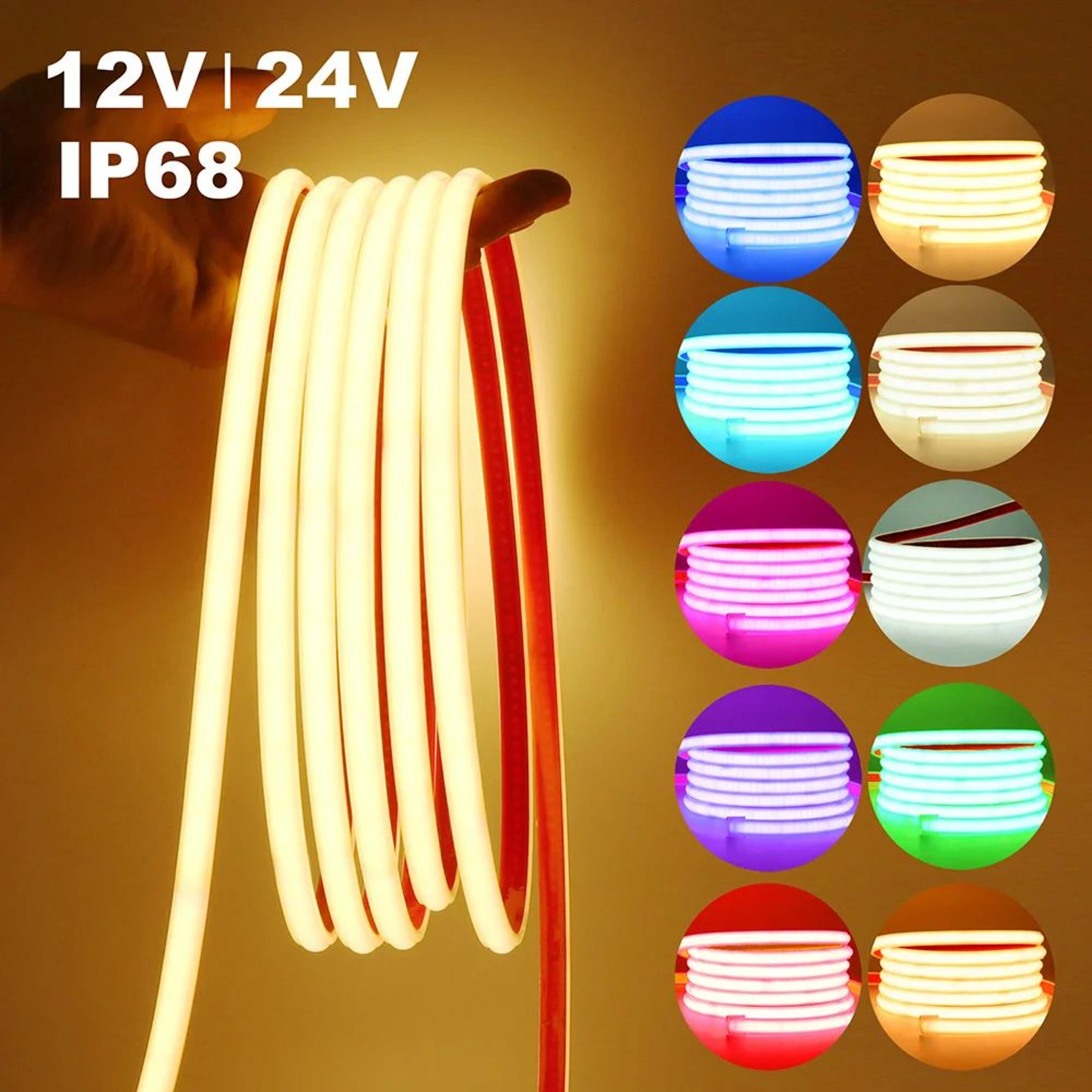 neonova waterproof cob led neon strip light