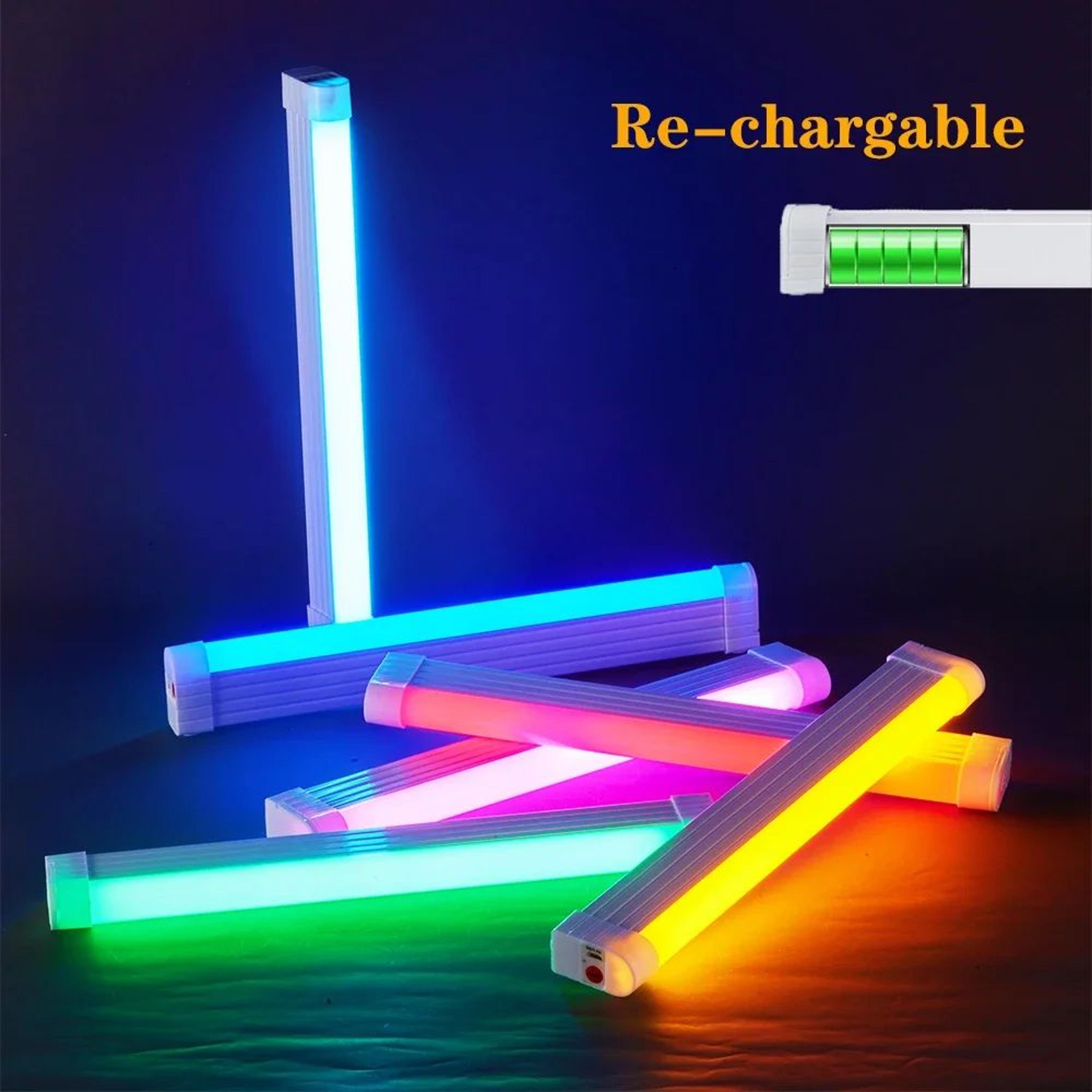rechargeable led video light wand photography fill light