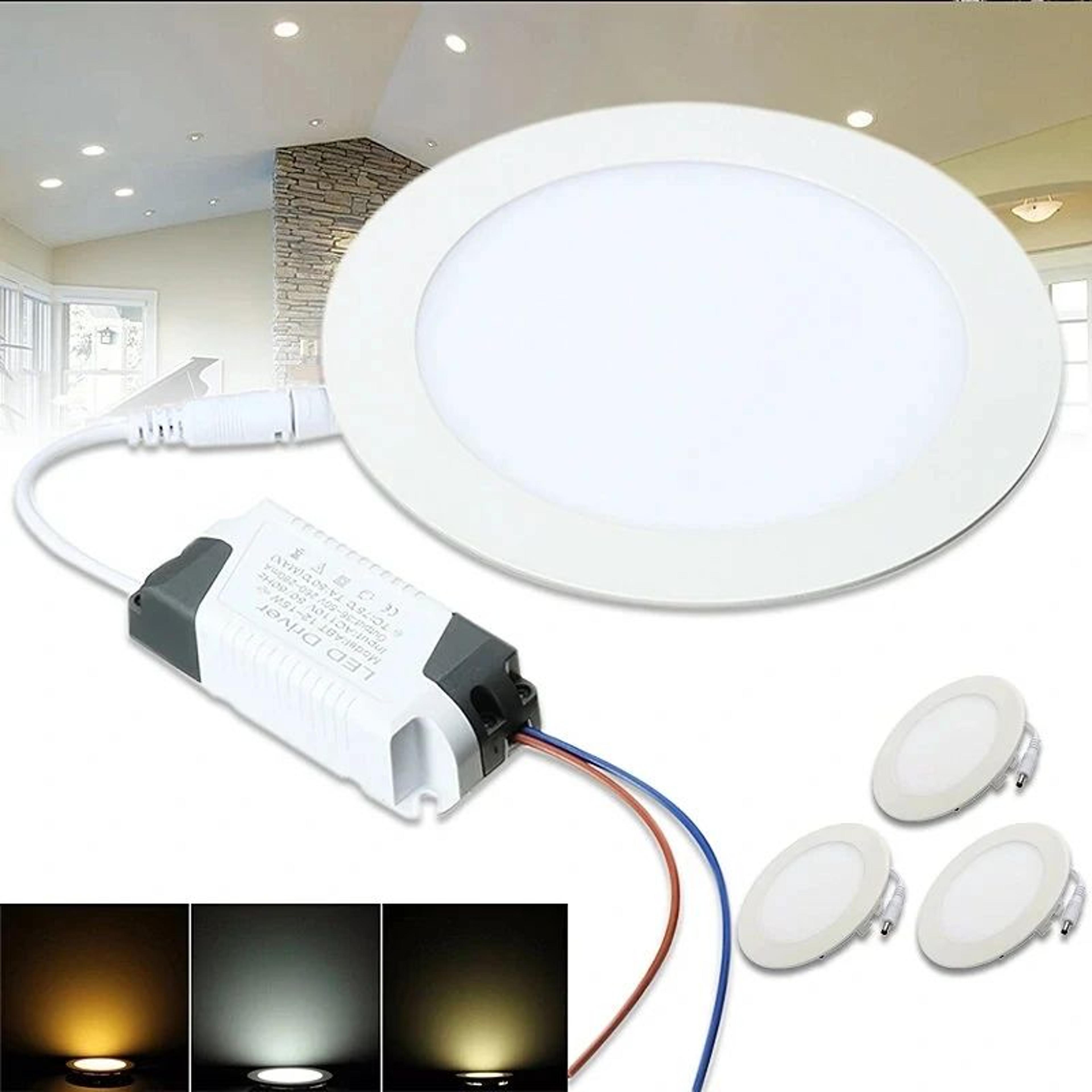 ultra thin dimmable led panel downlight ceiling light