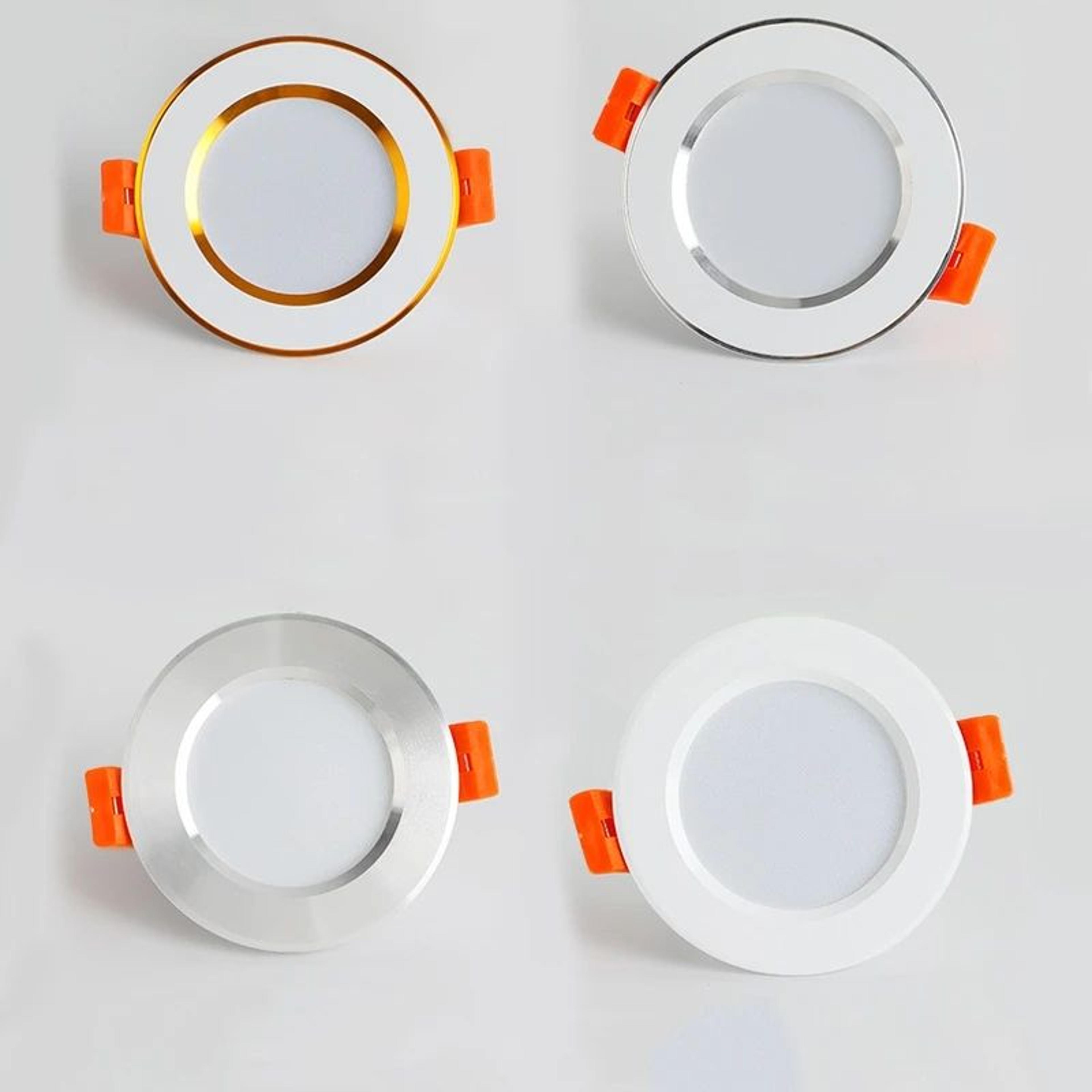 three color dimmable led recessed ceiling downlight