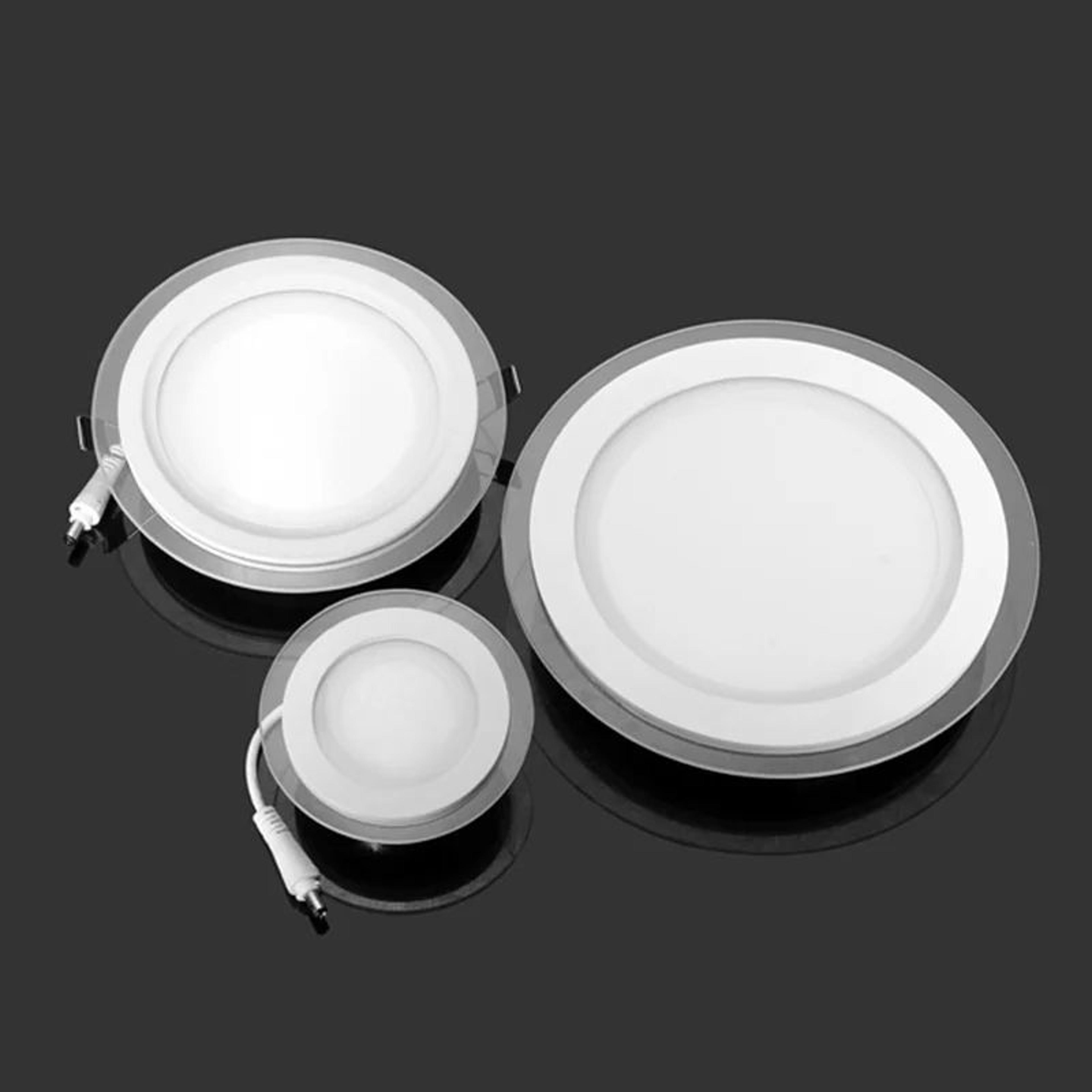glass led recessed ceiling downlight