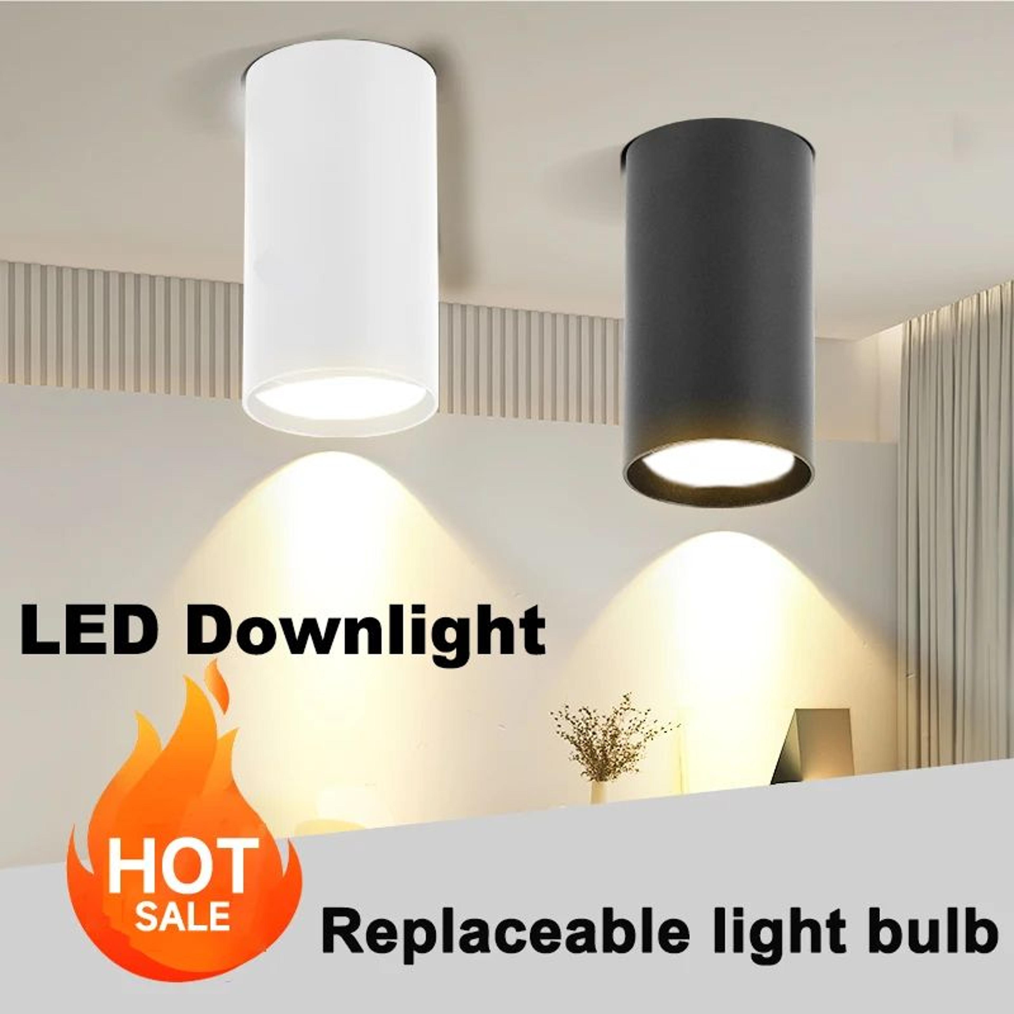 gu10 replaceable bulb led ceiling spotlight