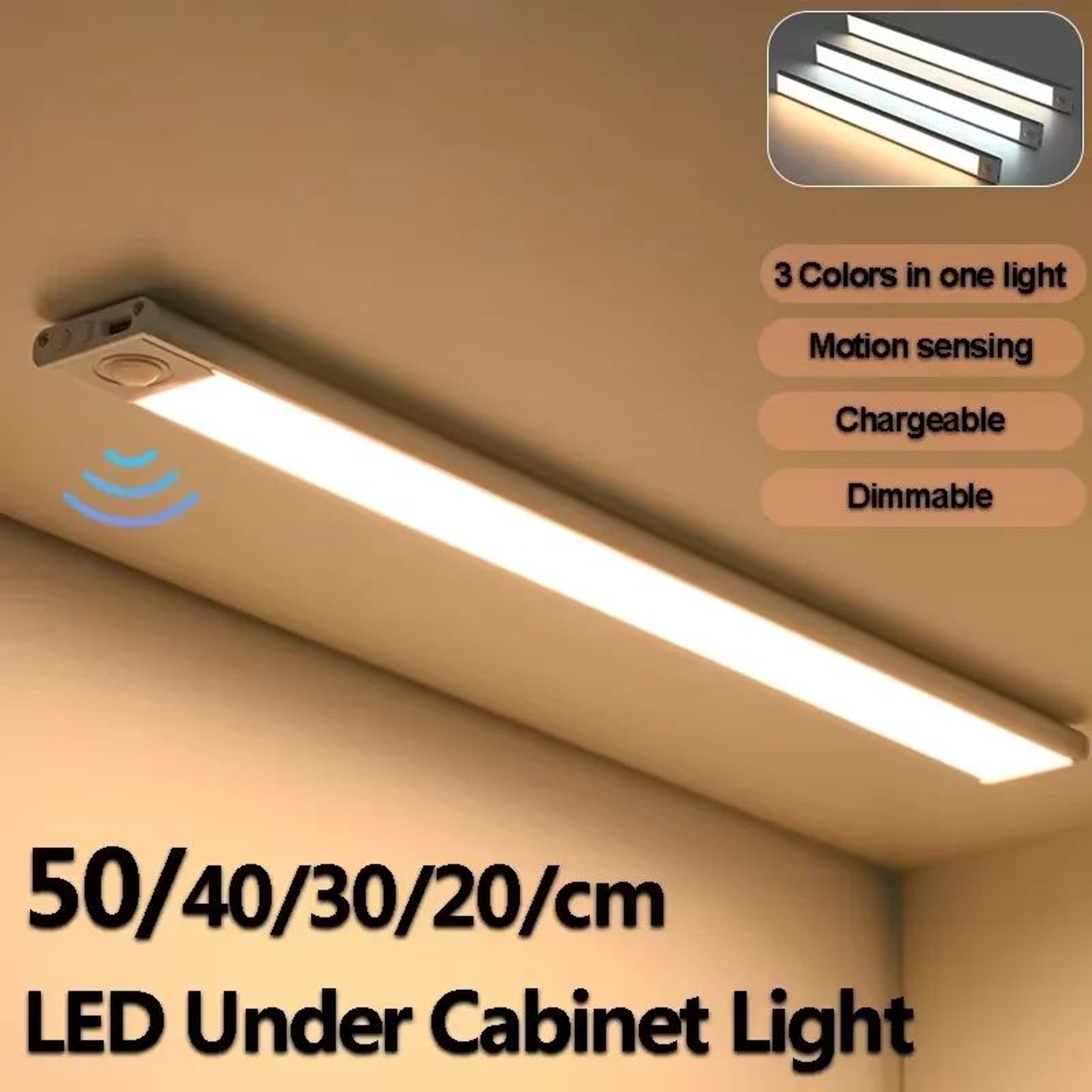 rechargeable motion sensor under cabinet light