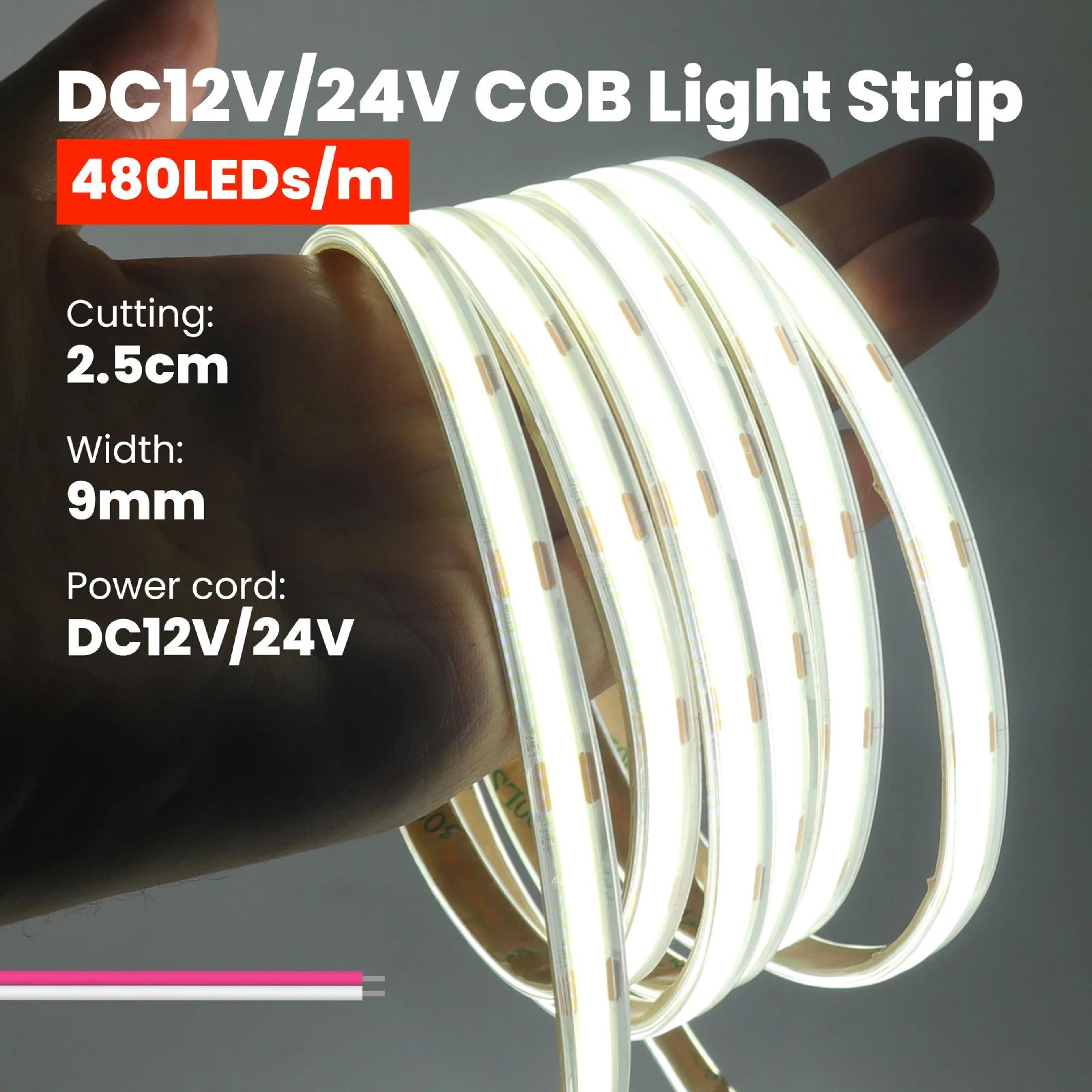 ip68 waterproof high density cob led strip light