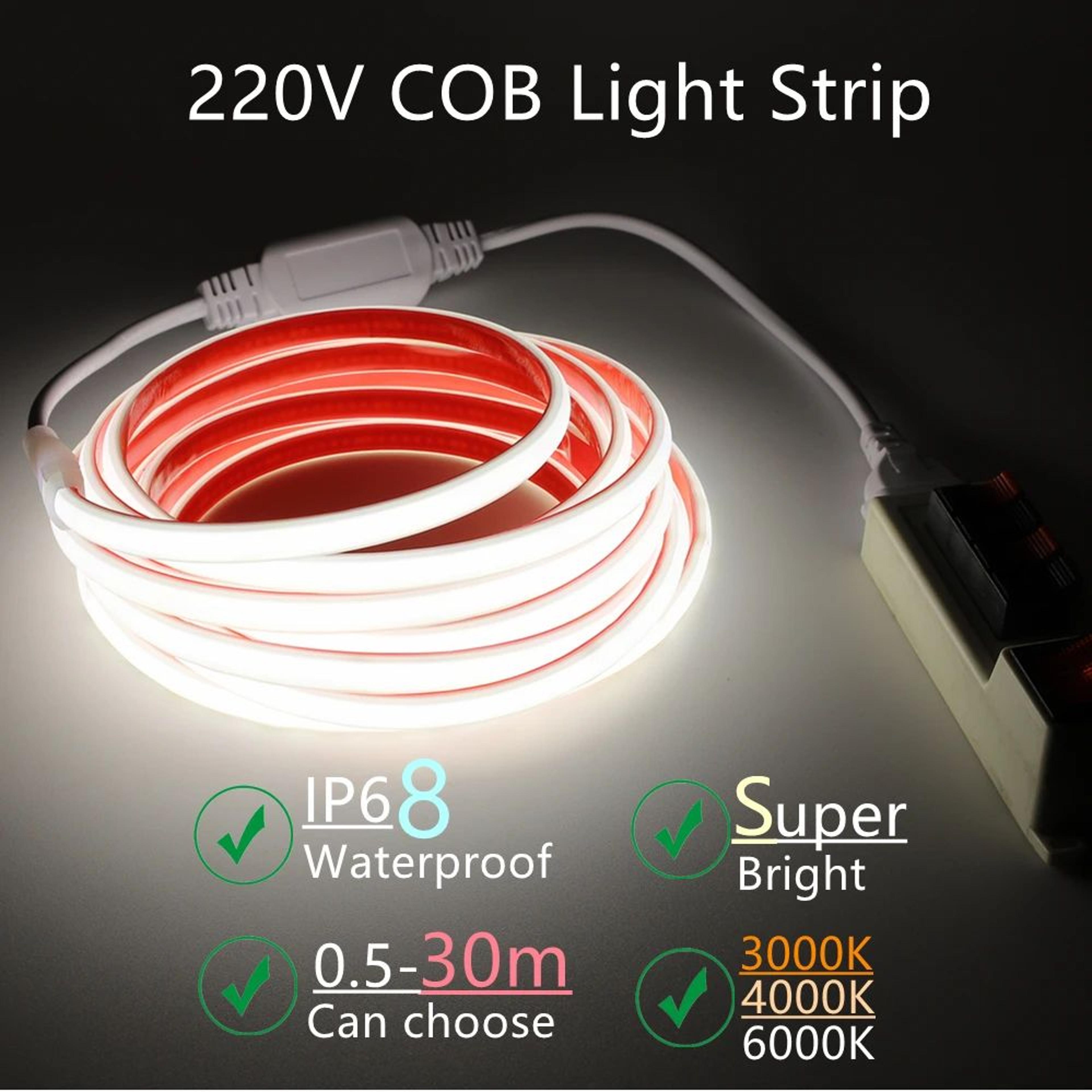 ip68 waterproof cob led strip light
