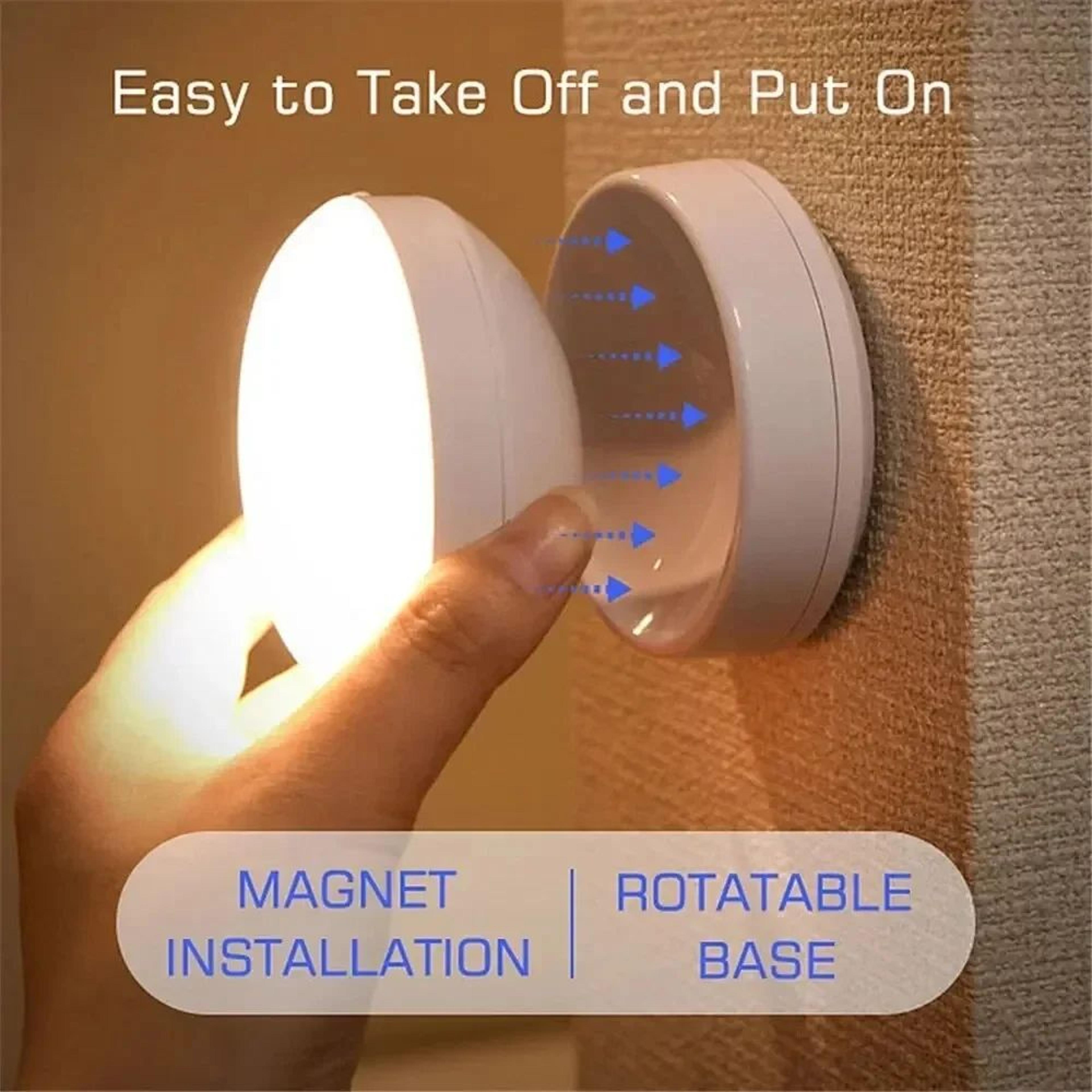 rechargeable 360 rotating motion sensor night light