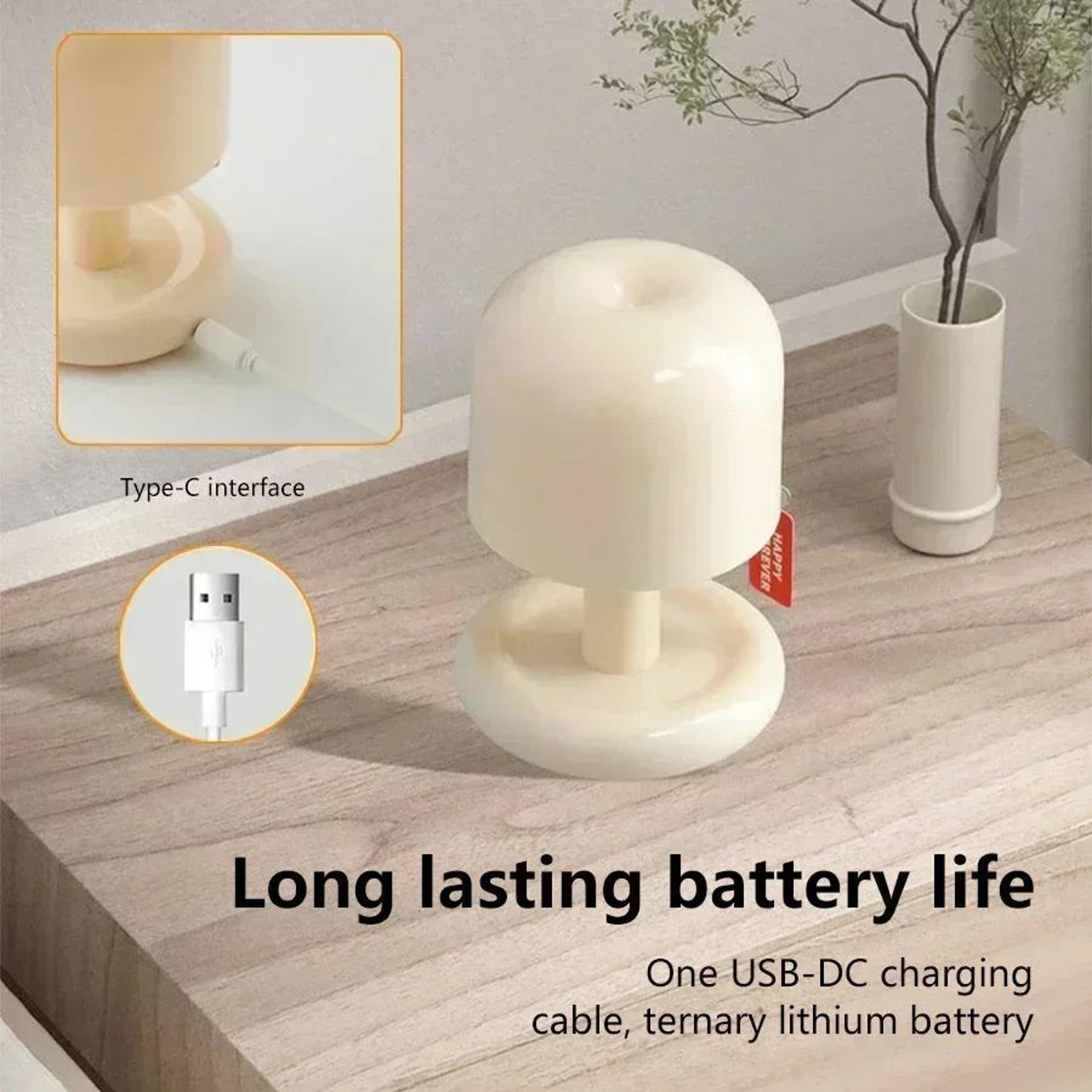 rechargeable mini sunset led table lamp
