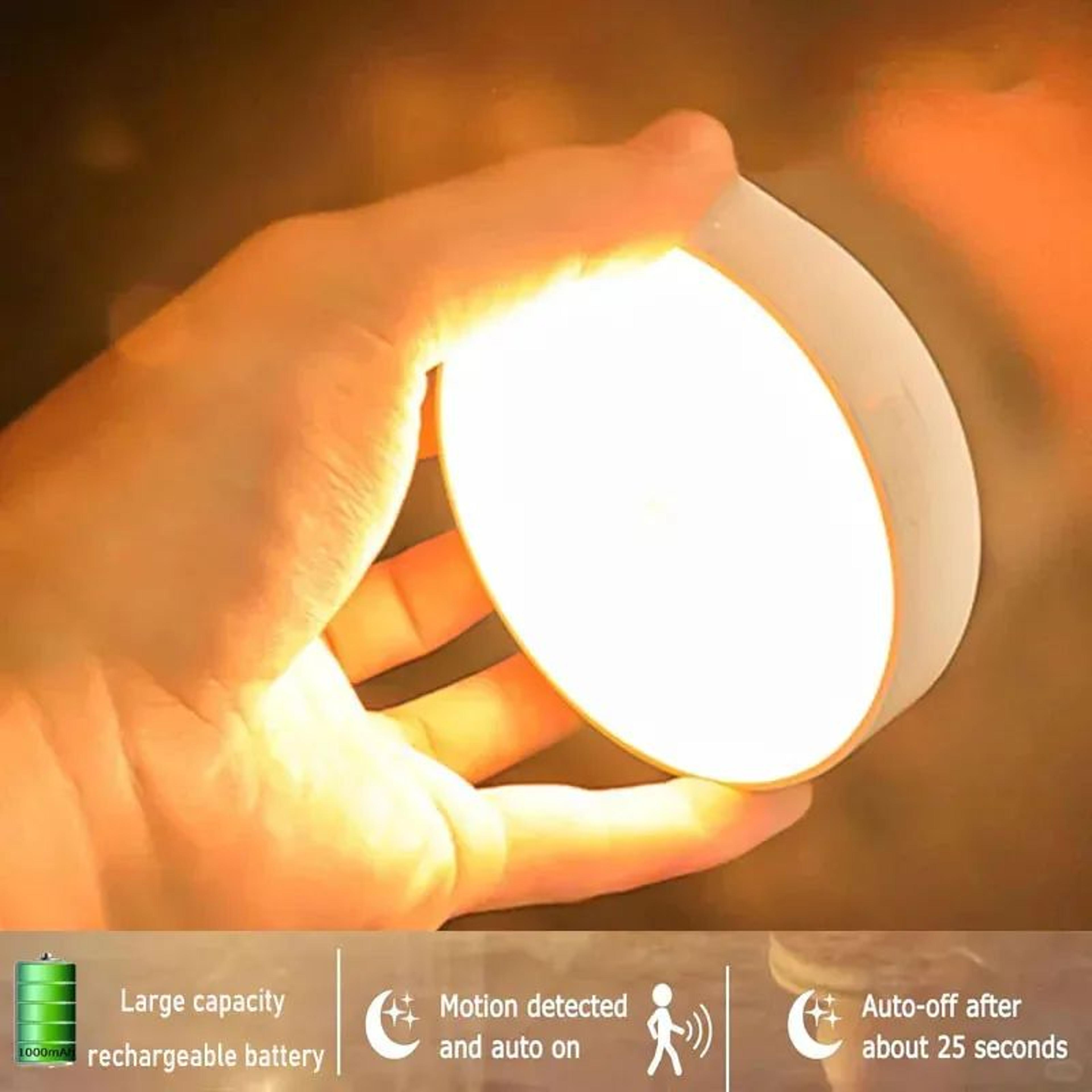rechargeable magnetic motion sensor cabinet night light