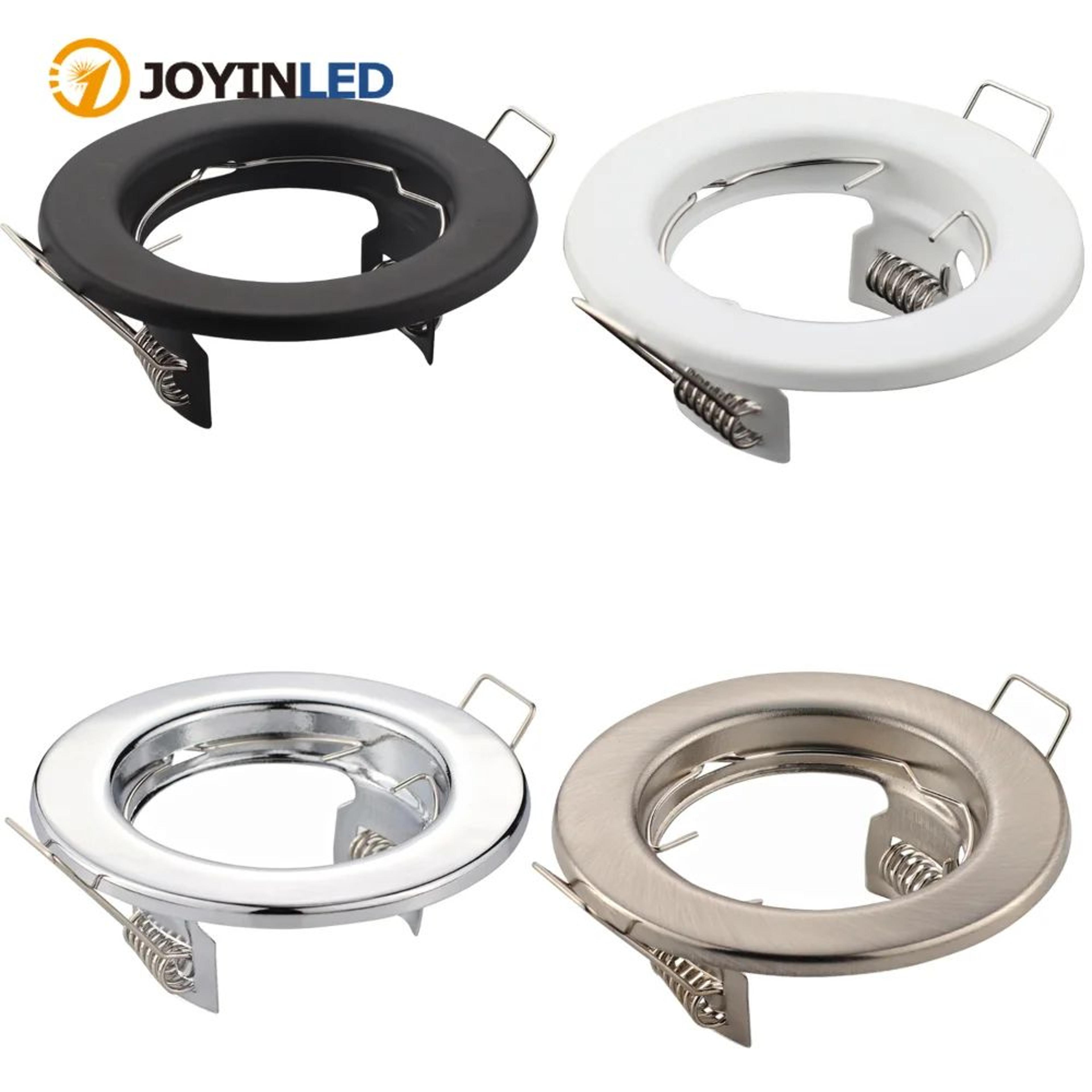 6 piece adjustable gu10 recessed spotlight set
