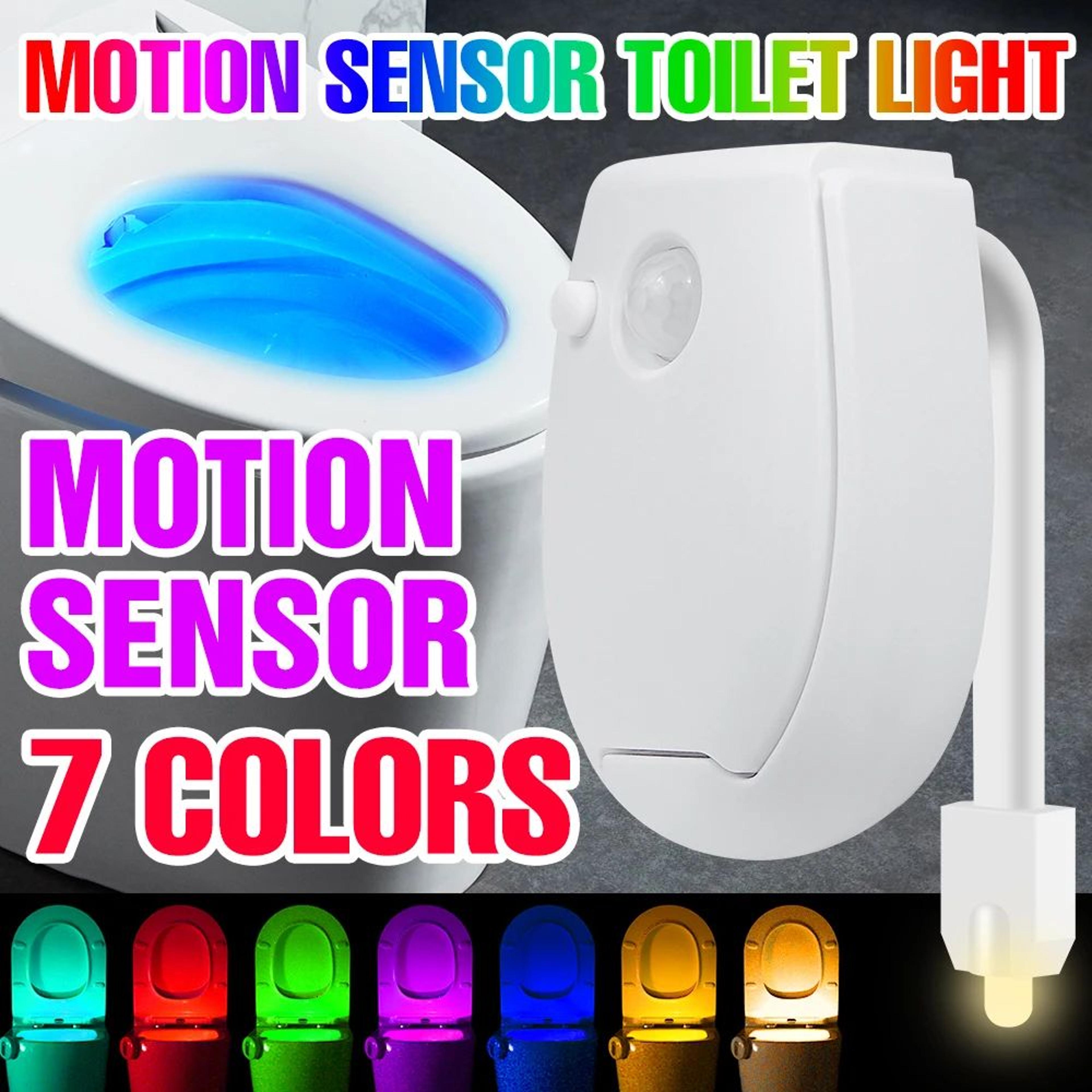 motion sensor rgb toilet night light