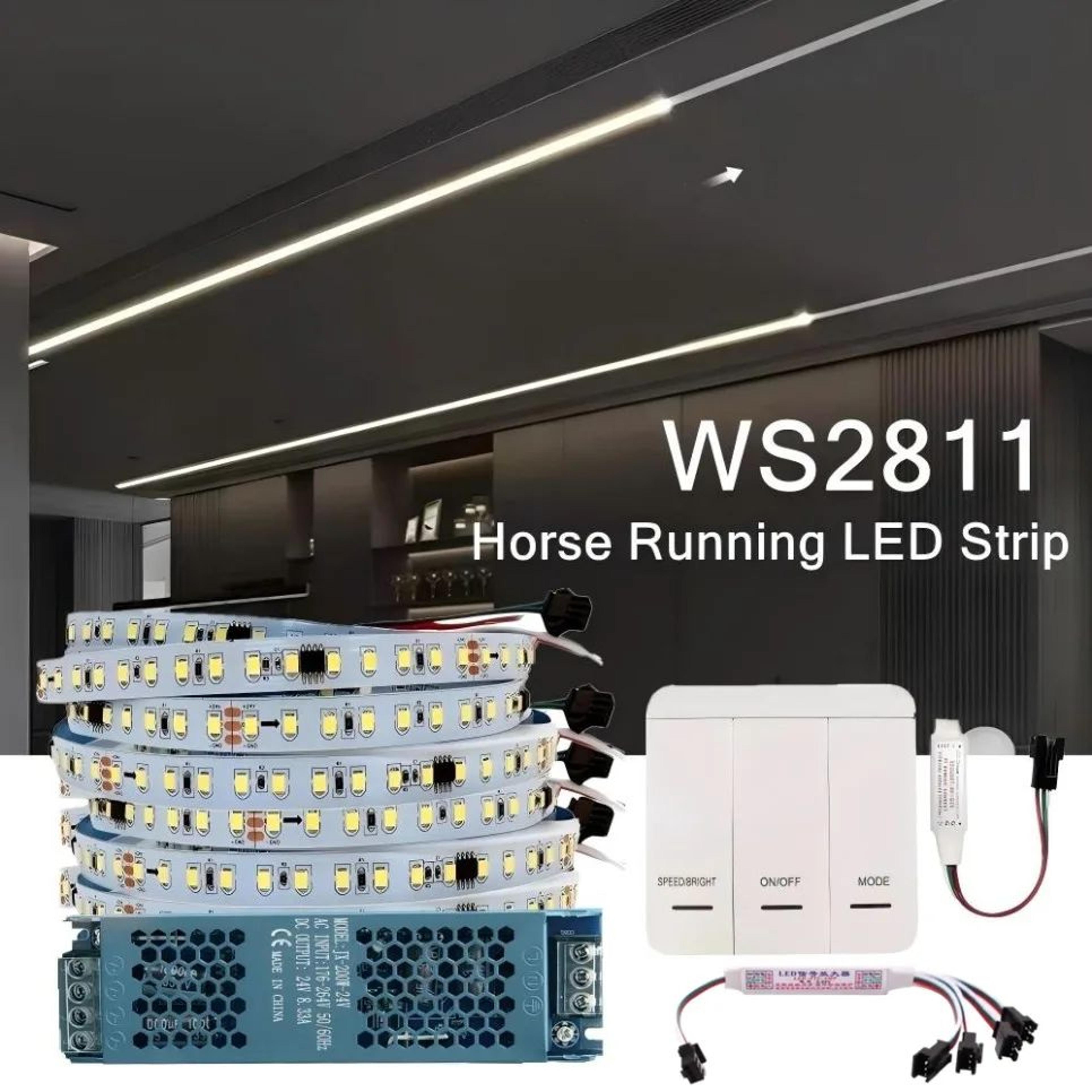 ws2811 flowing led strip light