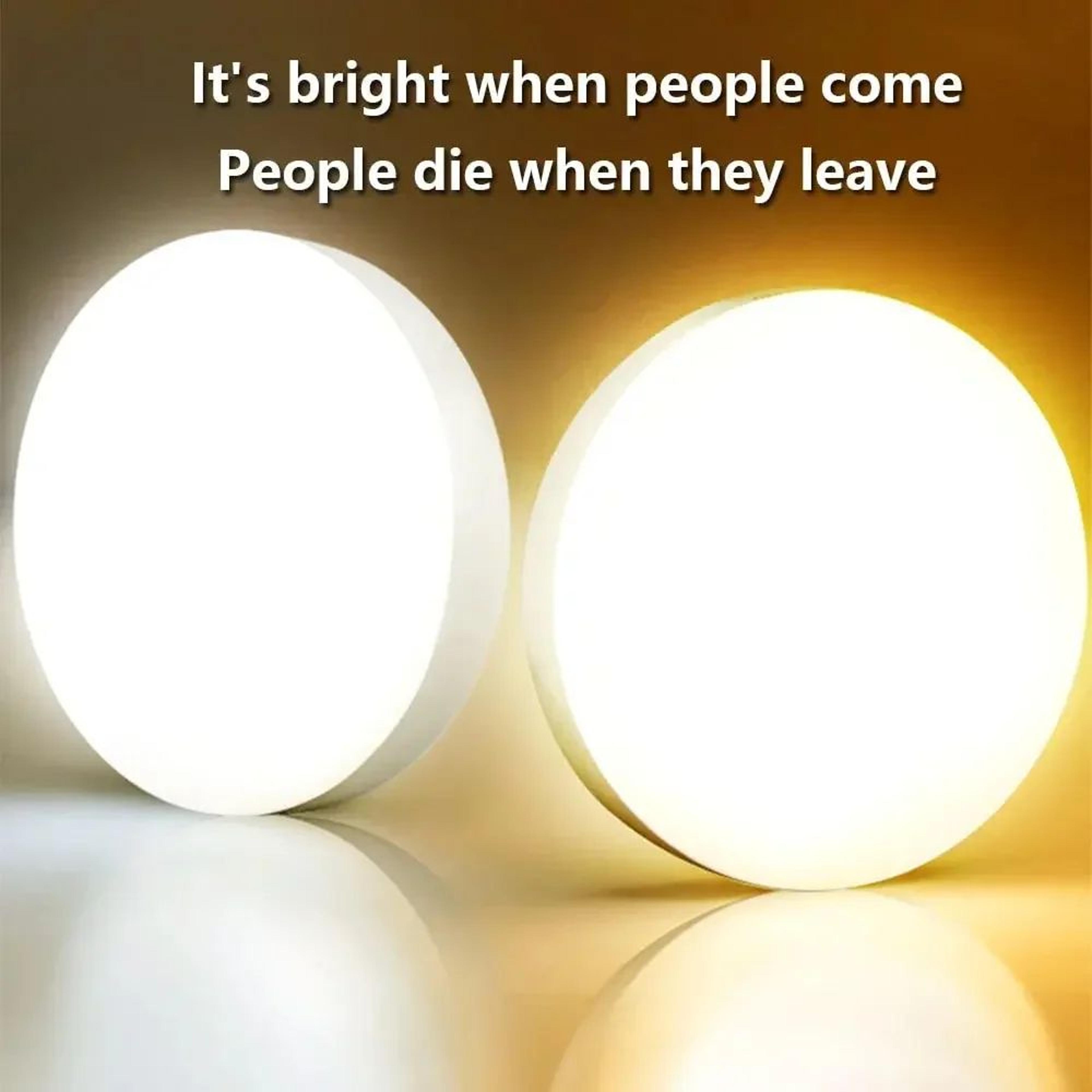 portable rechargeable motion sensor led light