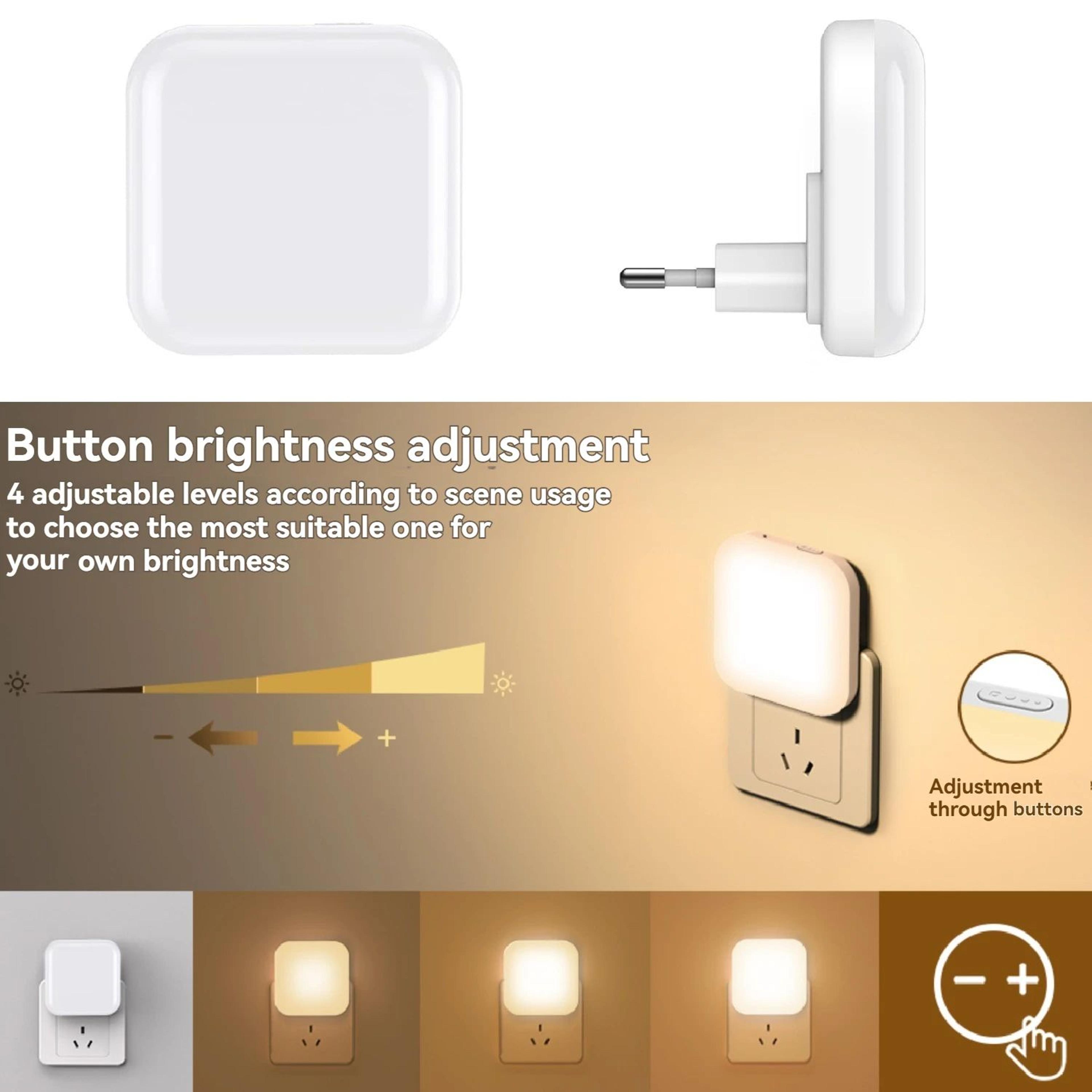 slim dimmable light sensor night light