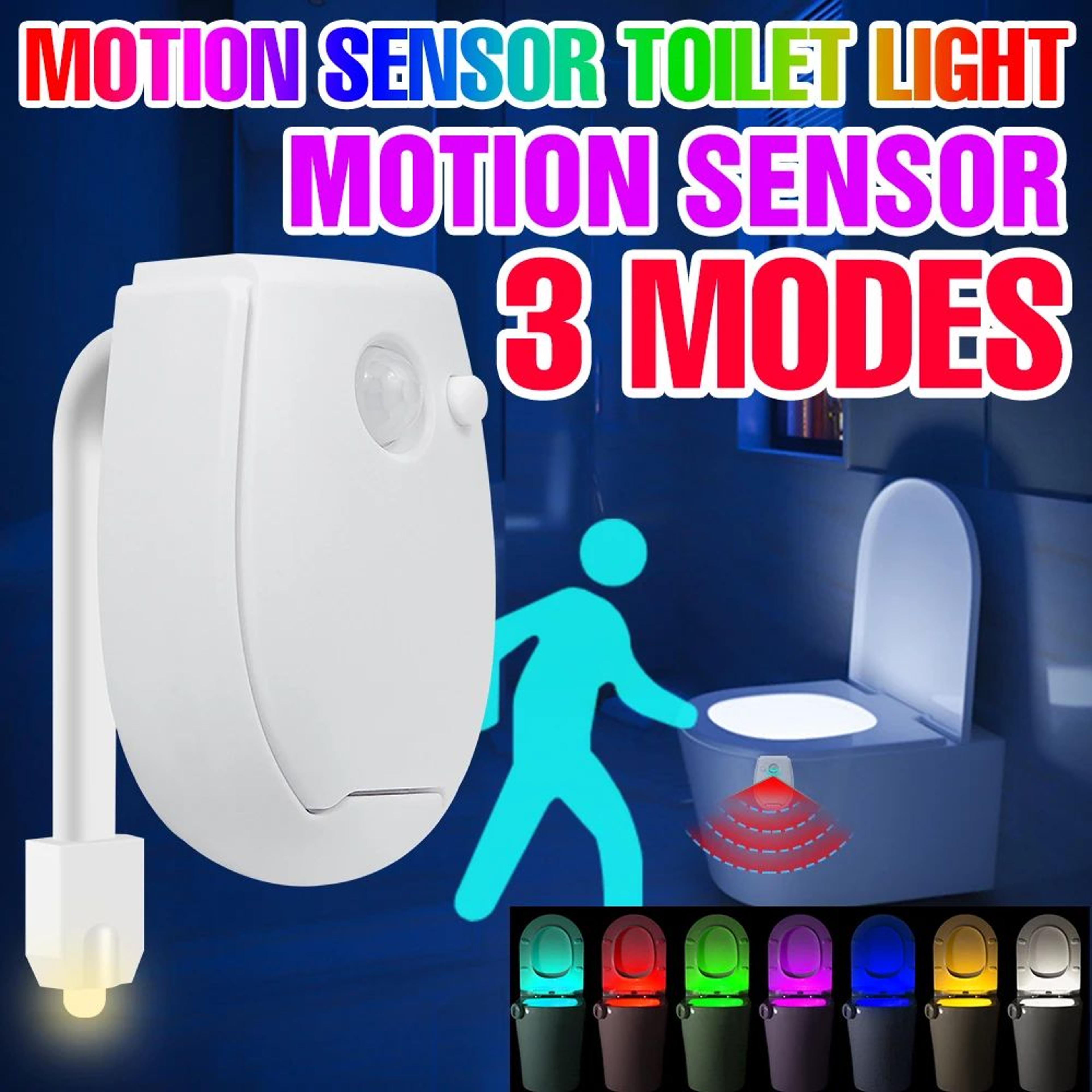 smart pir motion sensor toilet night light