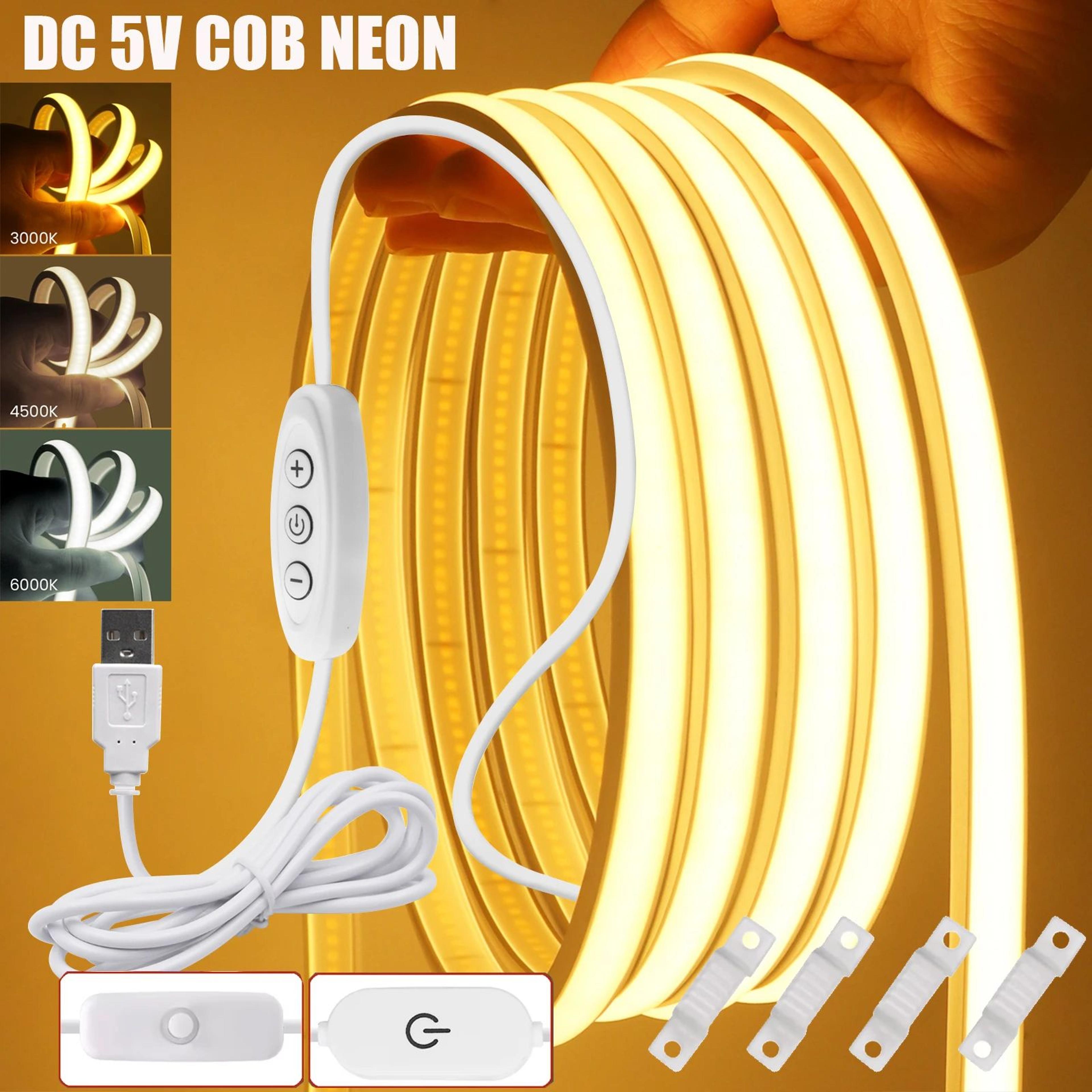 touch dimmable cob led neon strip light