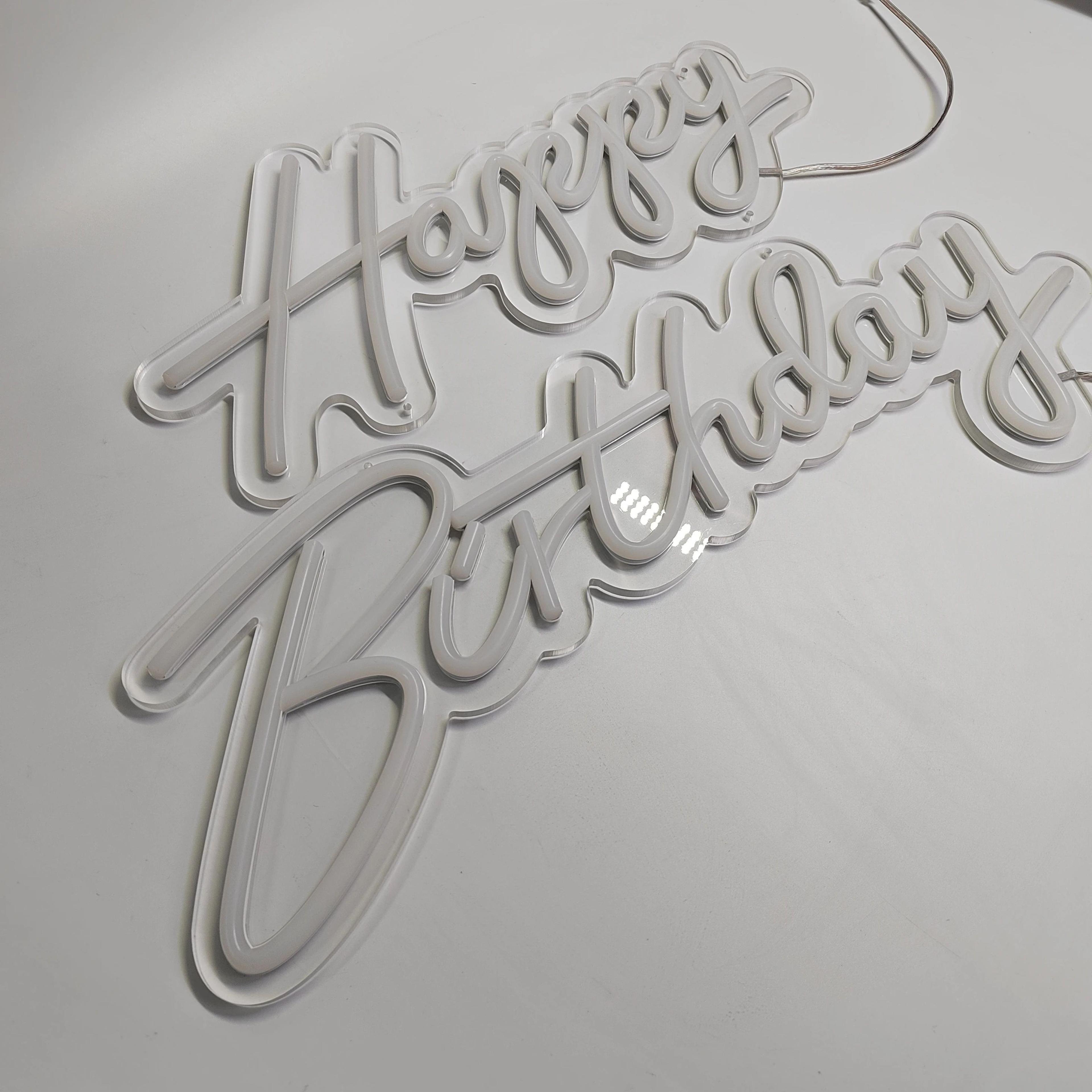extra large led neon number party sign