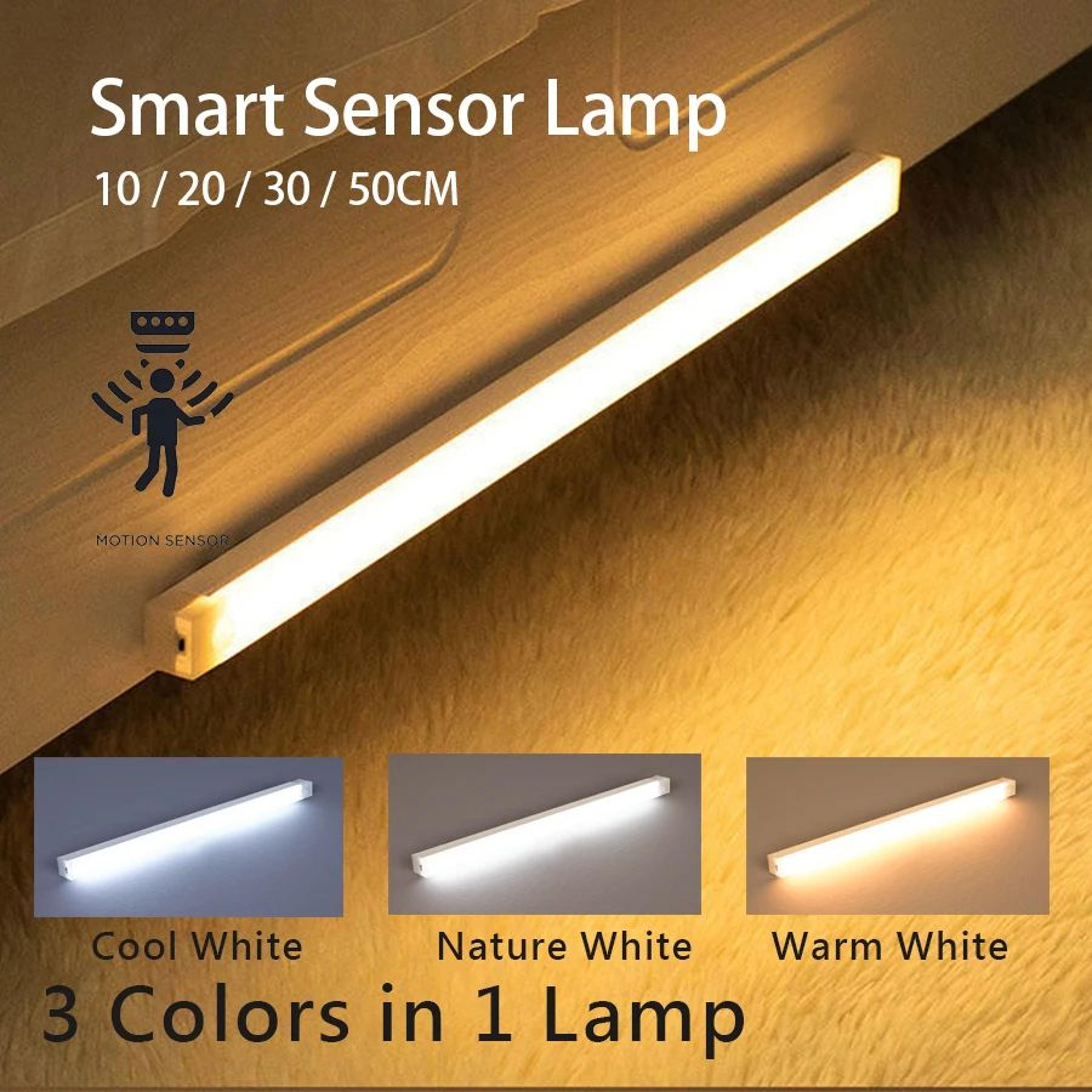 type c rechargeable led motion sensor light