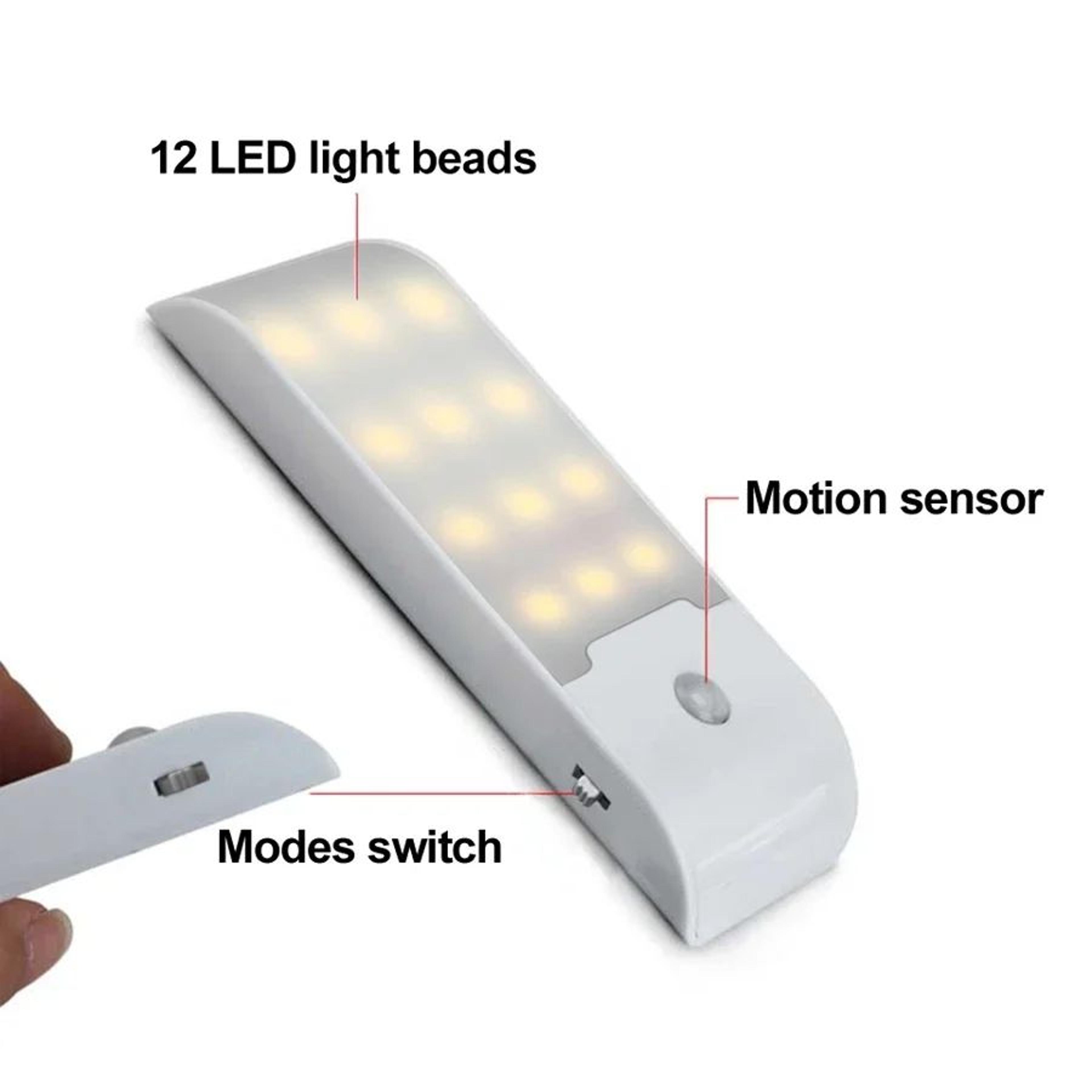 magnetic pir rechargeable closet night light