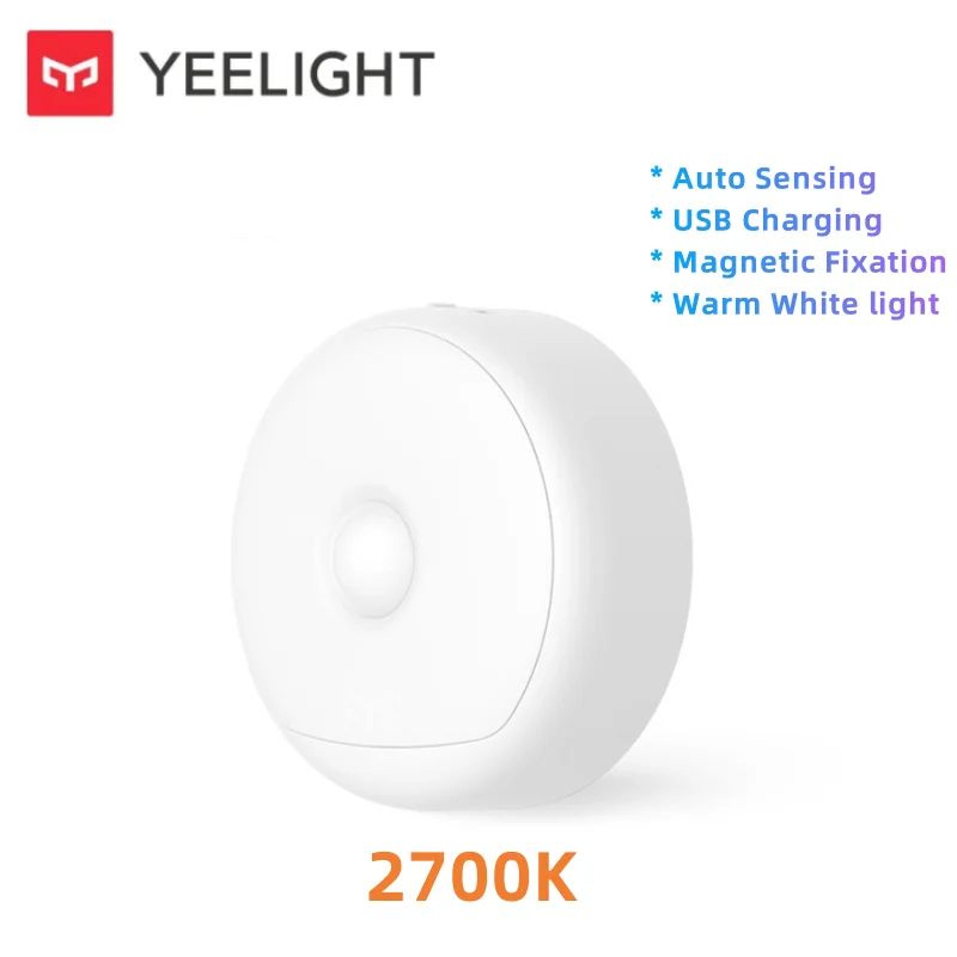 yeelight 2700k rechargeable motion sensor night light