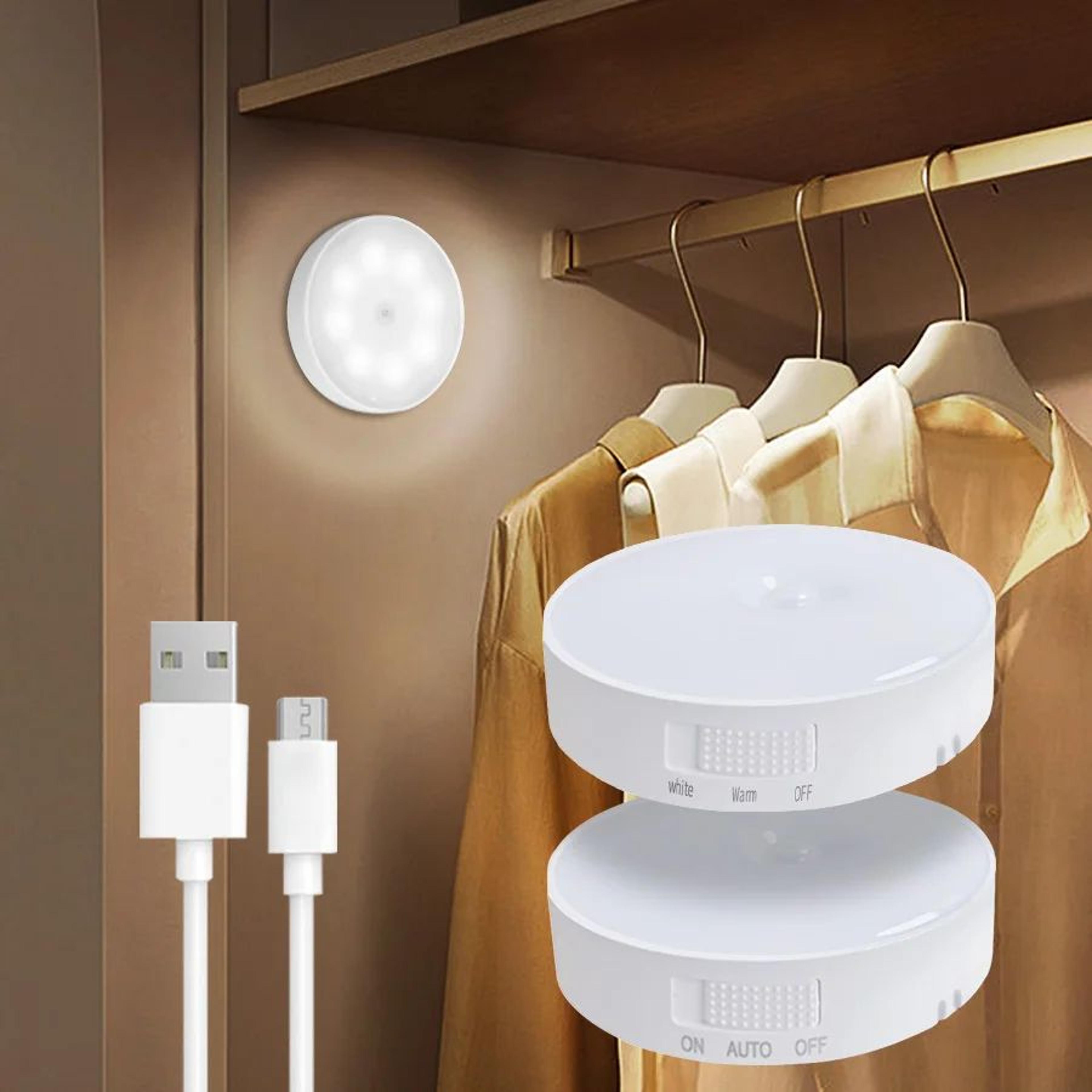 compact rechargeable motion sensor night light