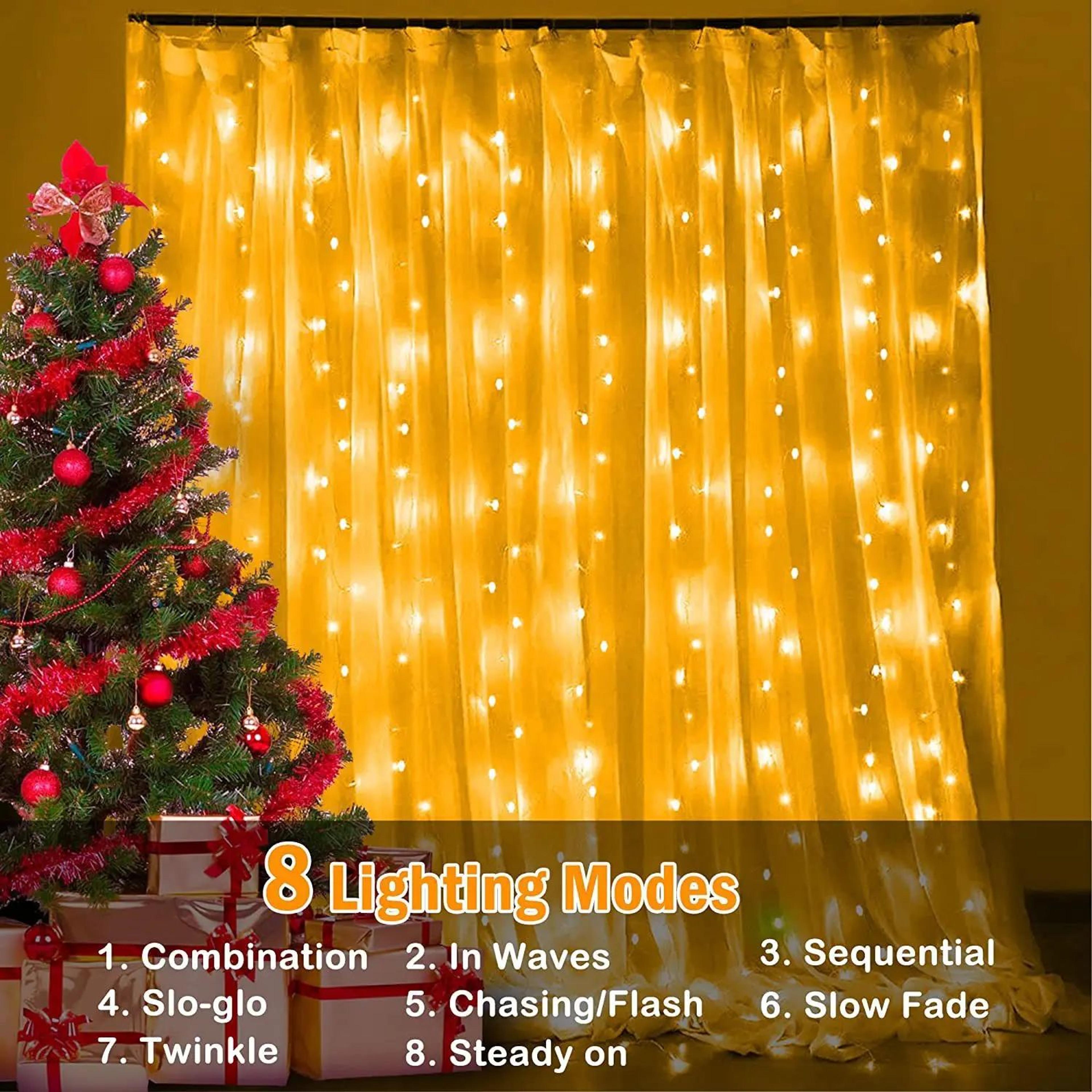 usb led curtain lights with remote control