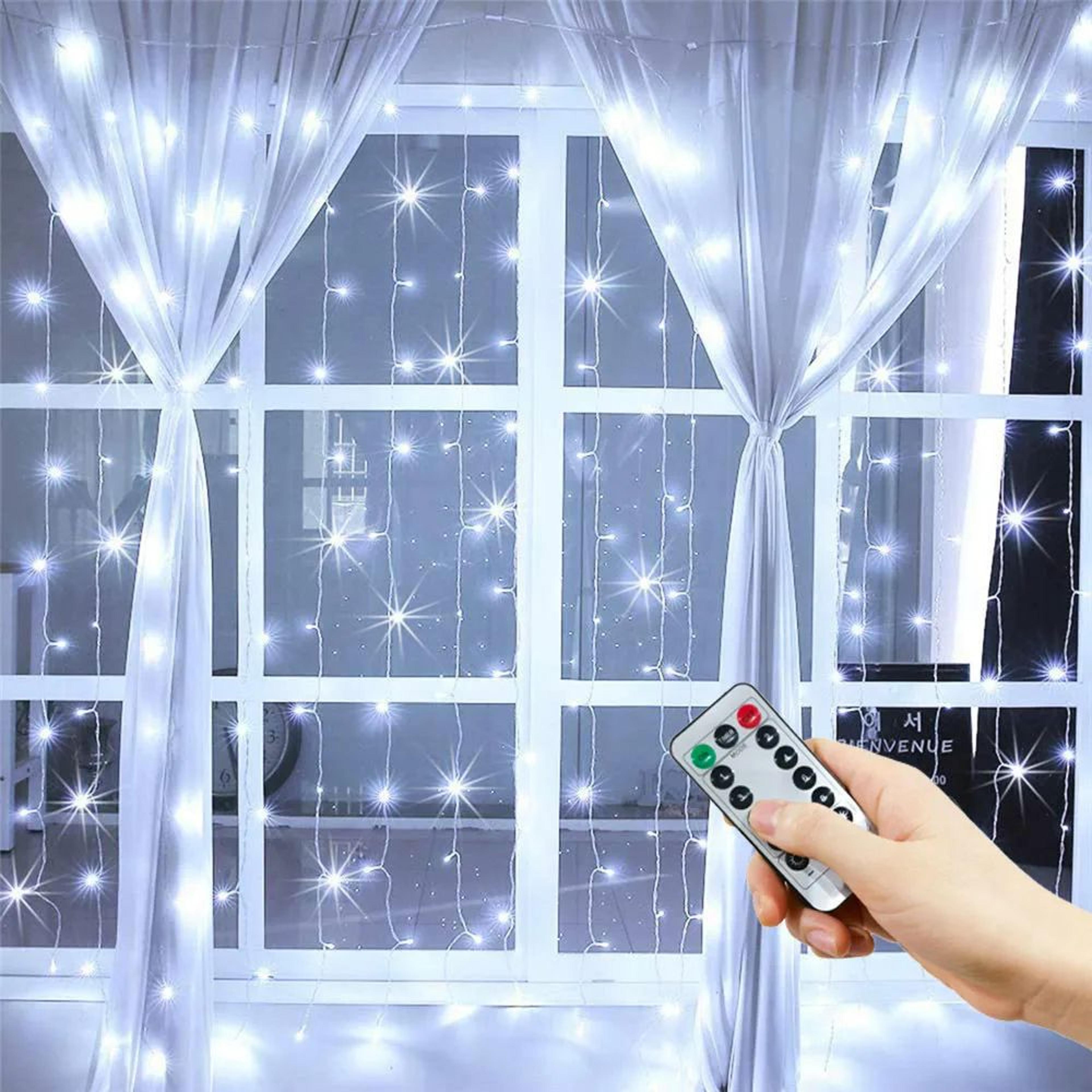 usb holiday fairy curtain lights