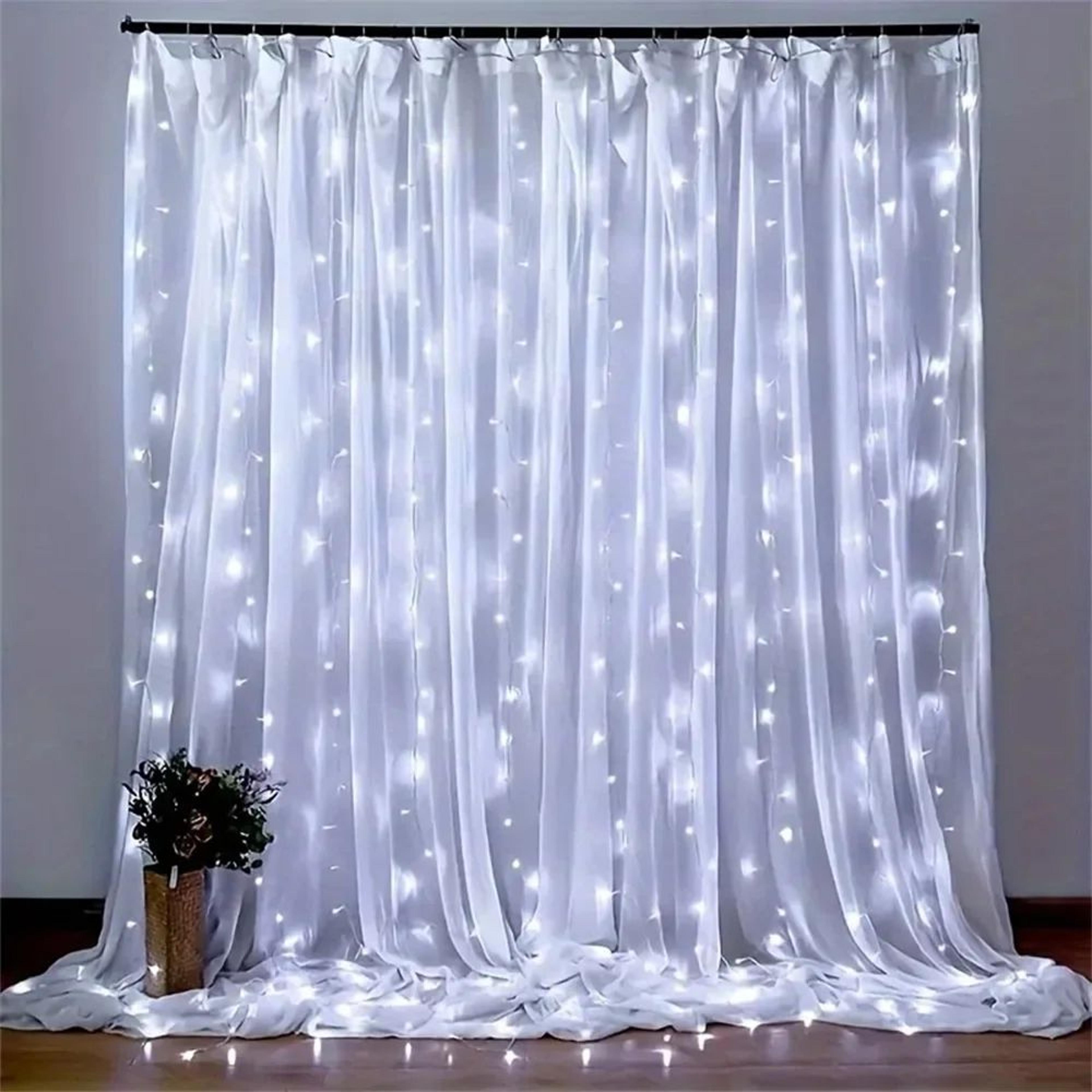eight mode usb holiday curtain lights