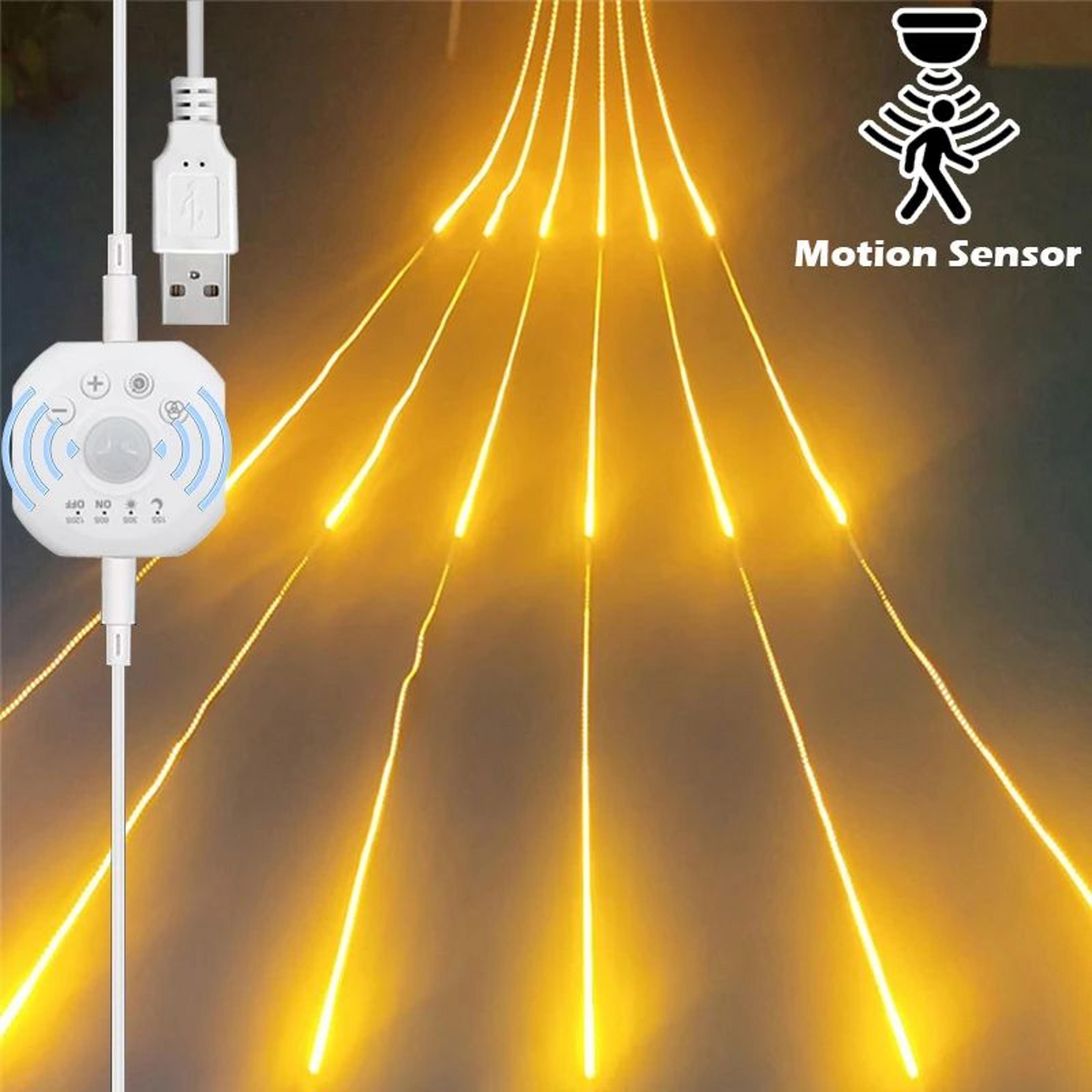 motion sensor chase effect led strip lights
