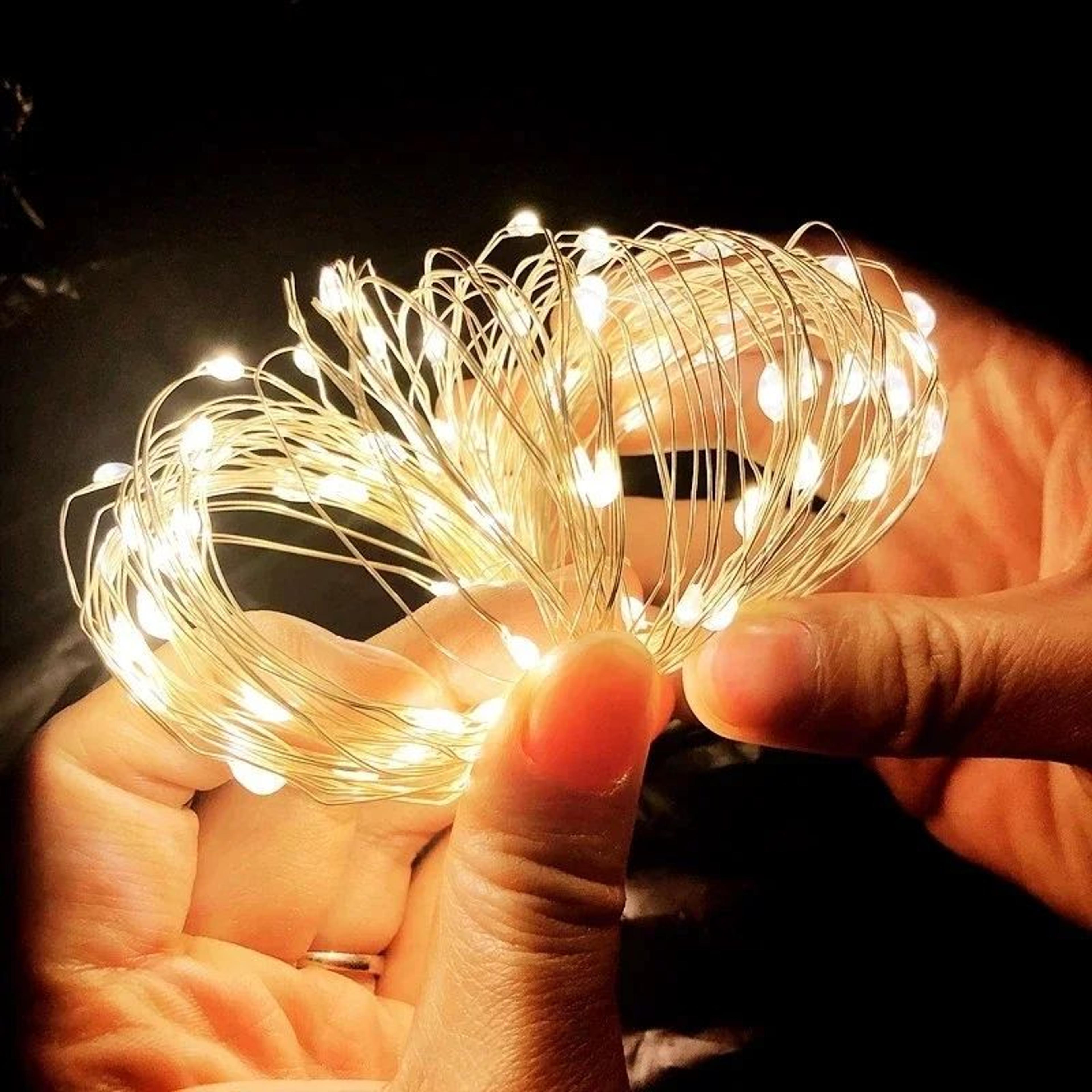 usb copper wire garland fairy lights