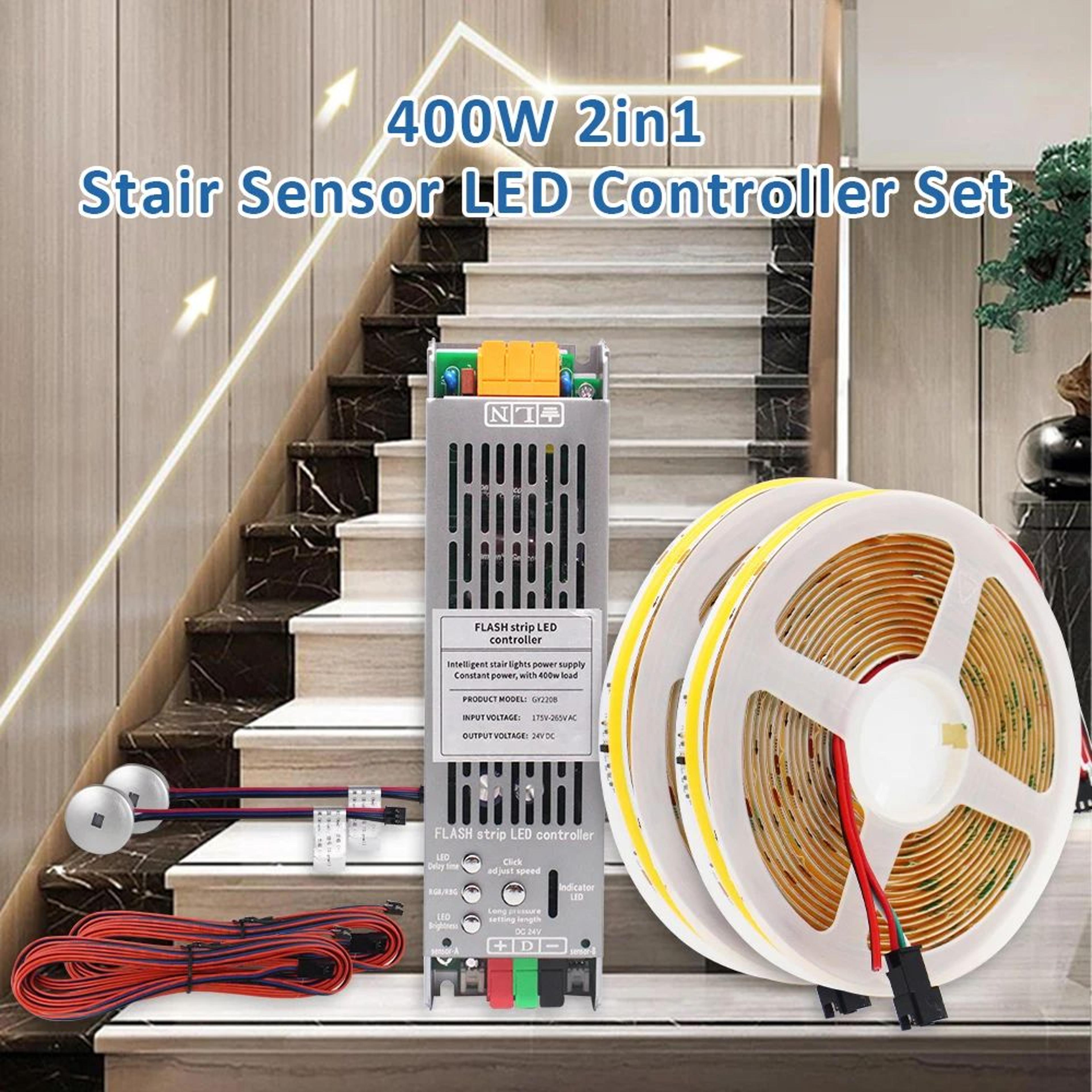 ws2811 motion sensor stair led strip lights