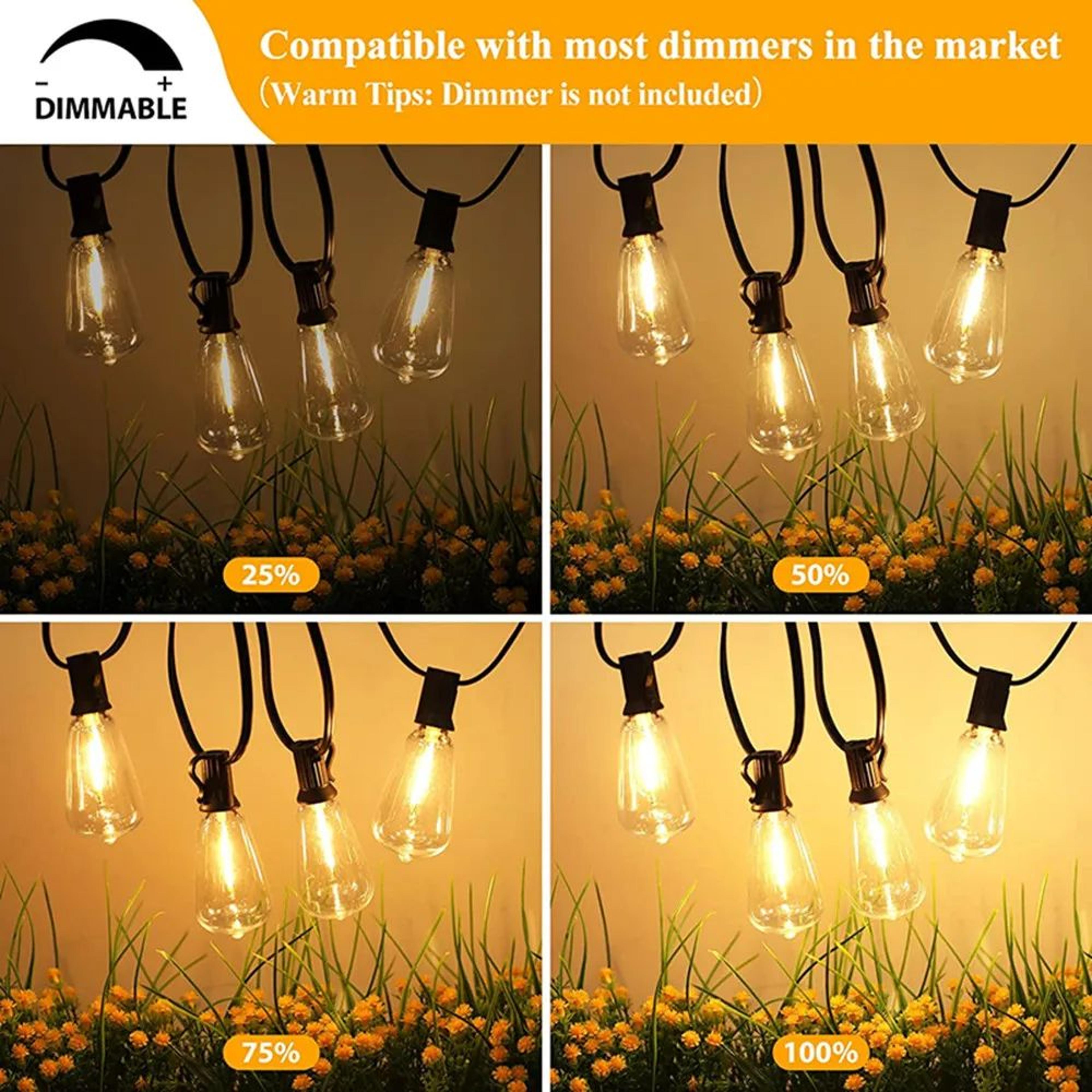 st38 shatterproof outdoor string lights