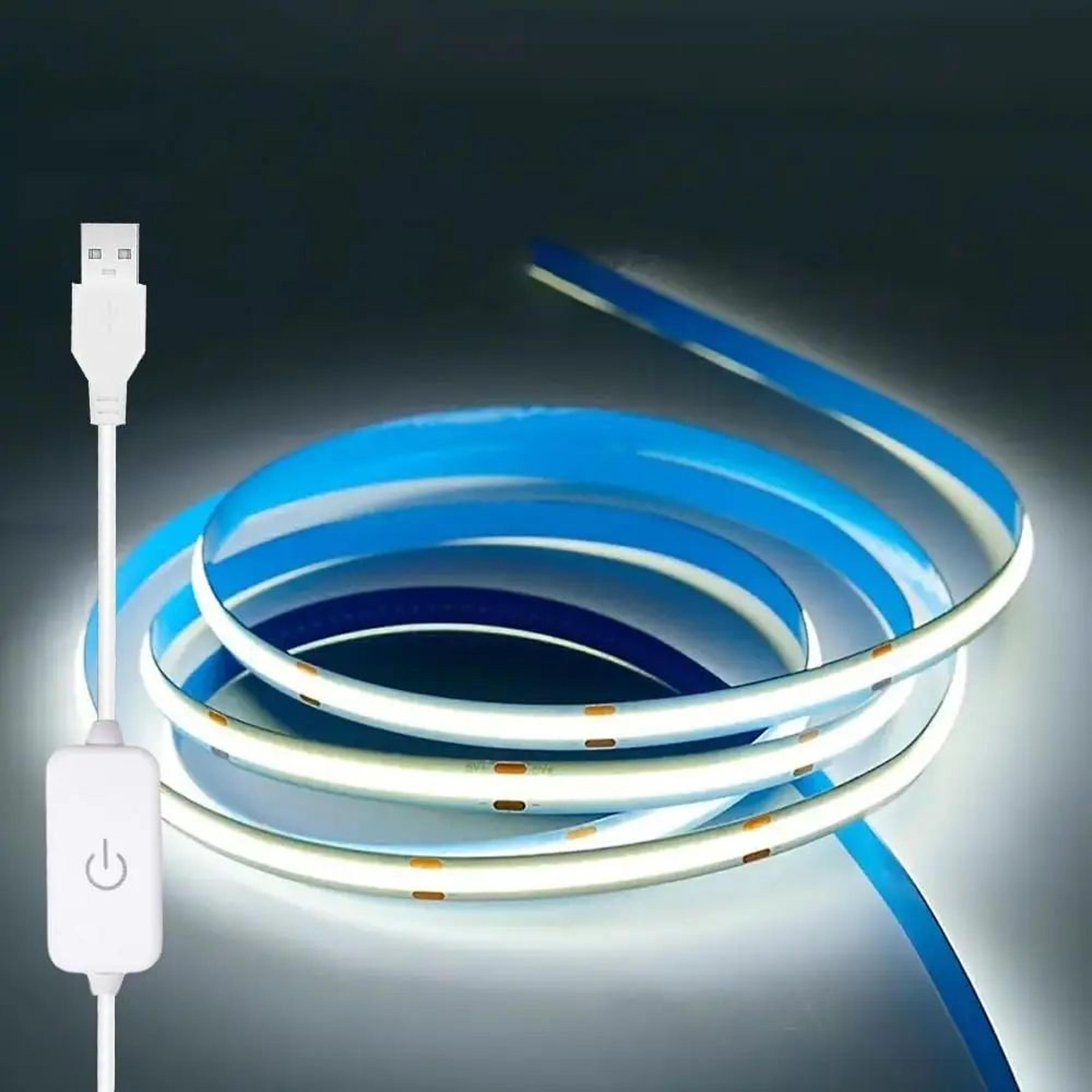 touch control usb cob light strip
