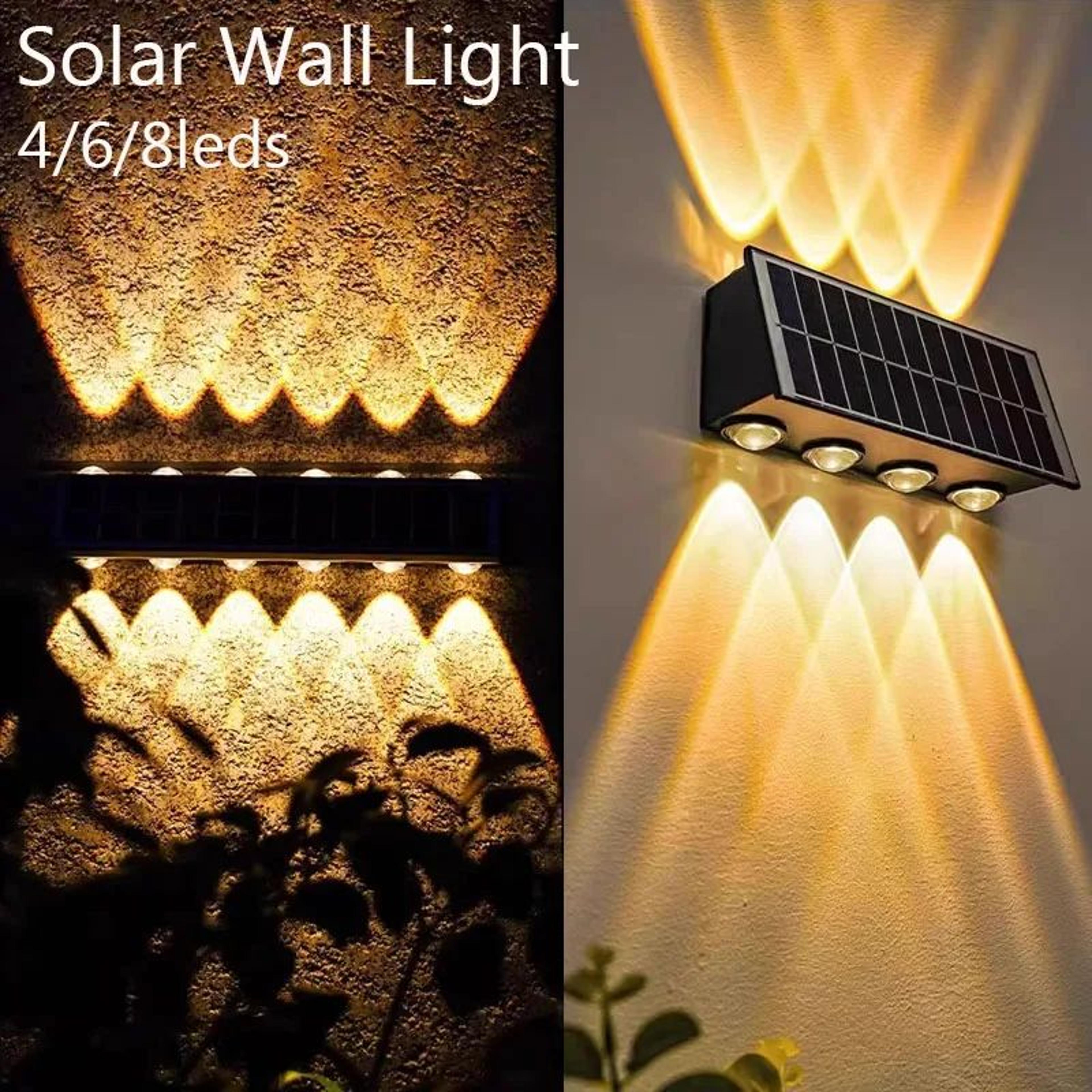 up and down solar wall lights