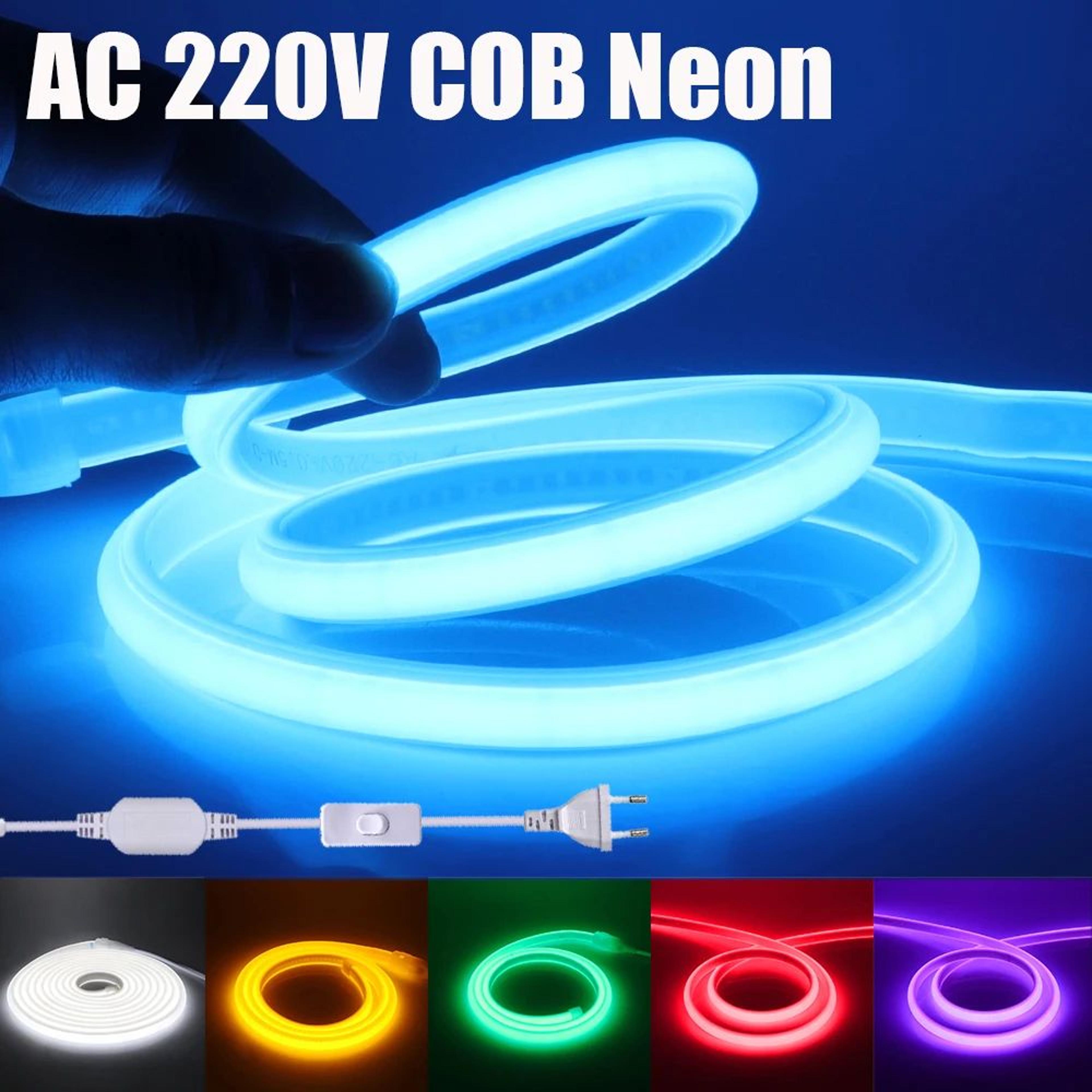 high bright 220v cob neon led strip