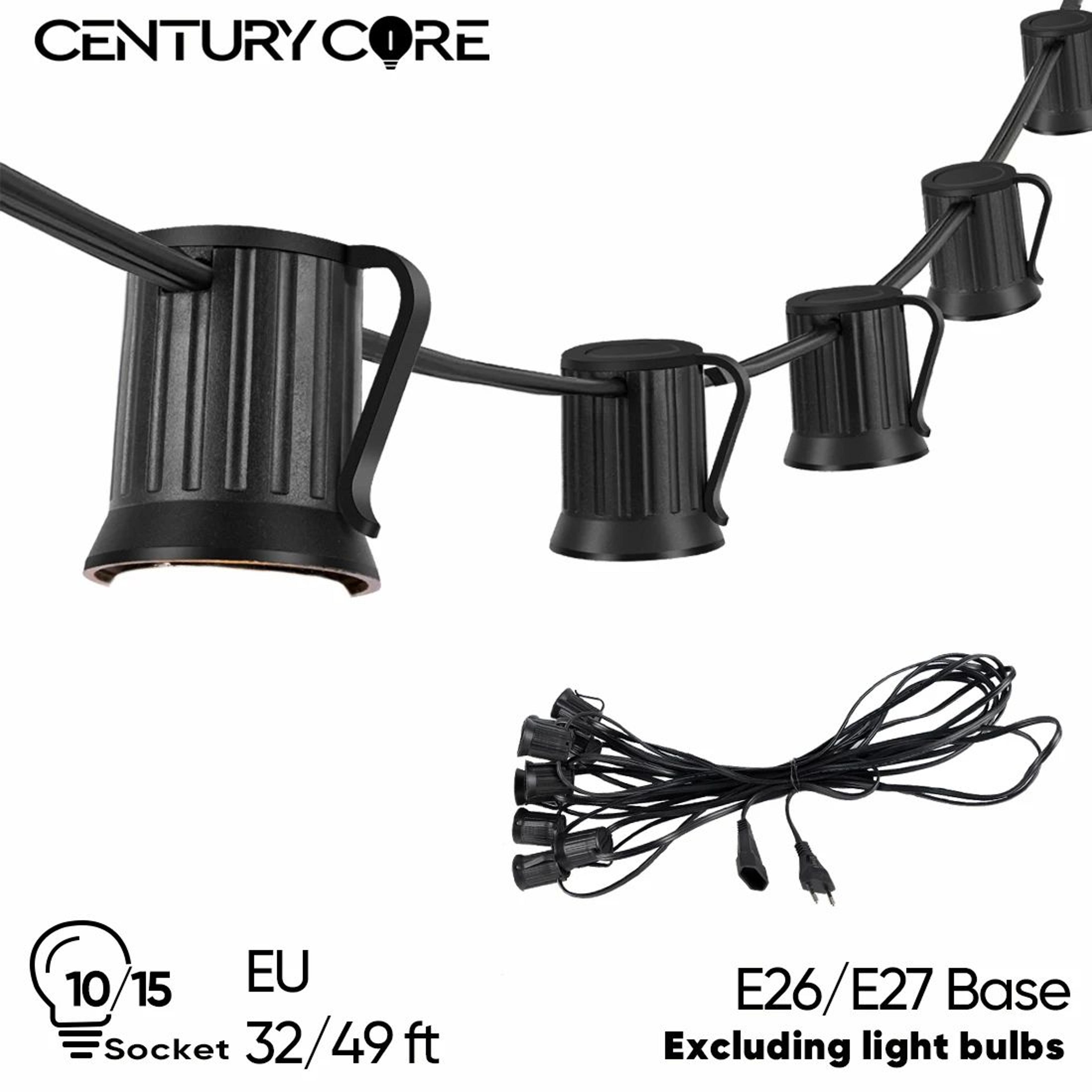 patioglow e27 outdoor string light cable