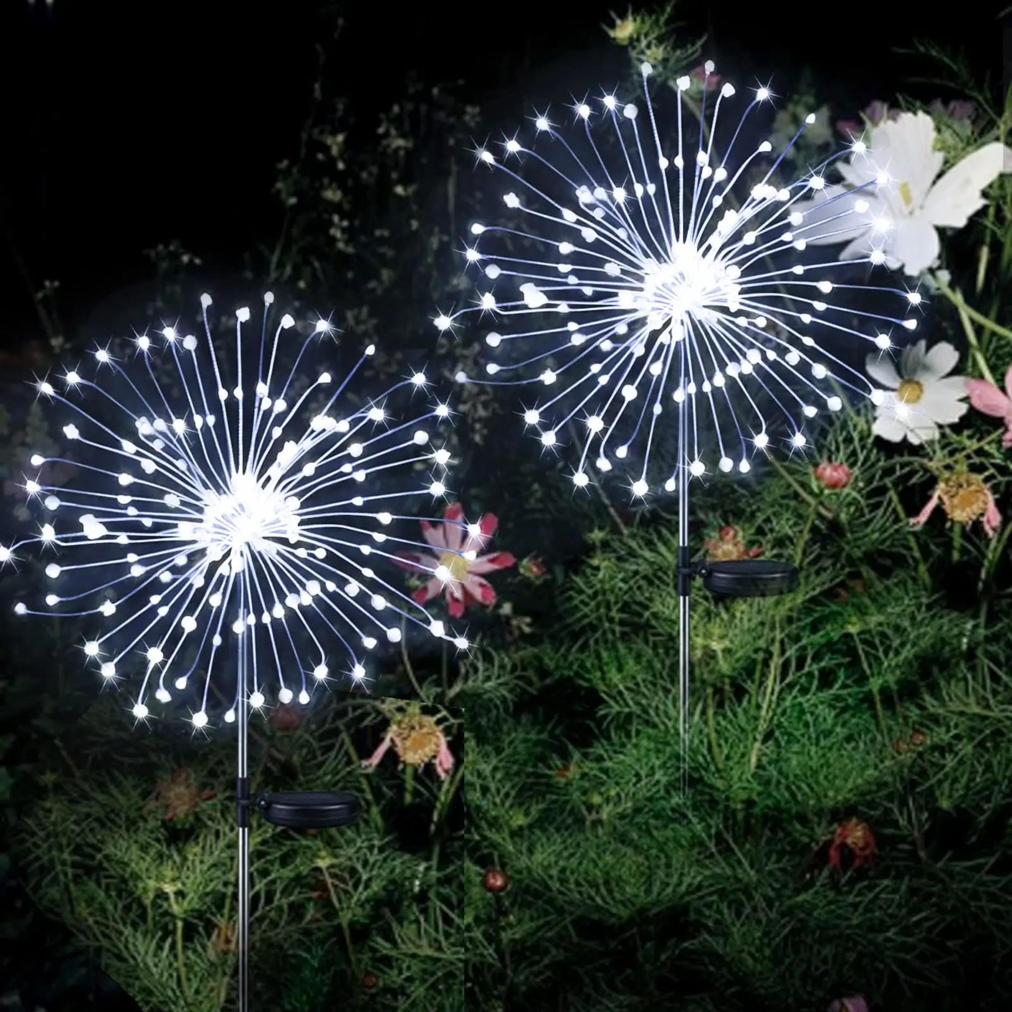 firebloom solar firework garden lights