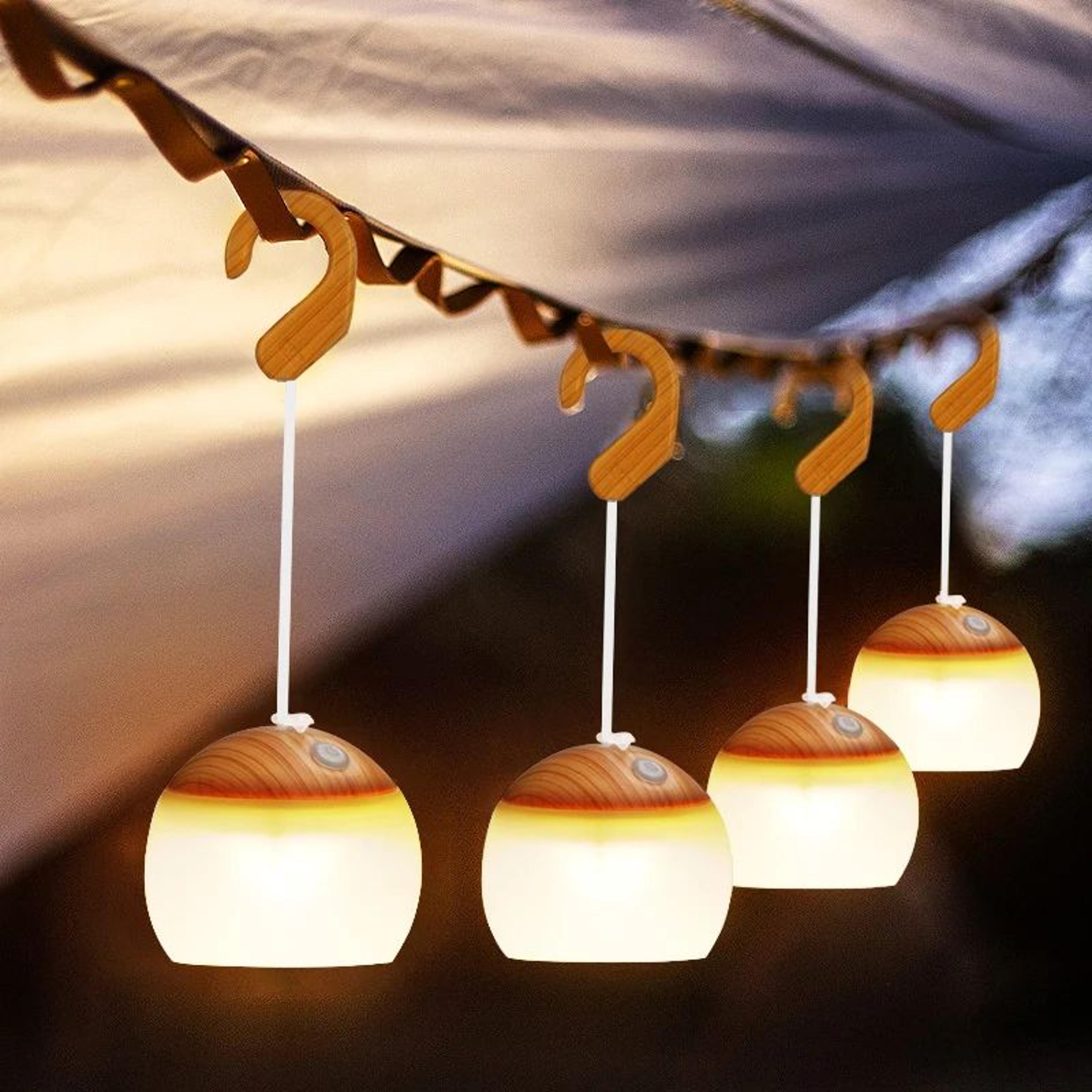 nomadglow mini usb rechargeable retro camping lantern