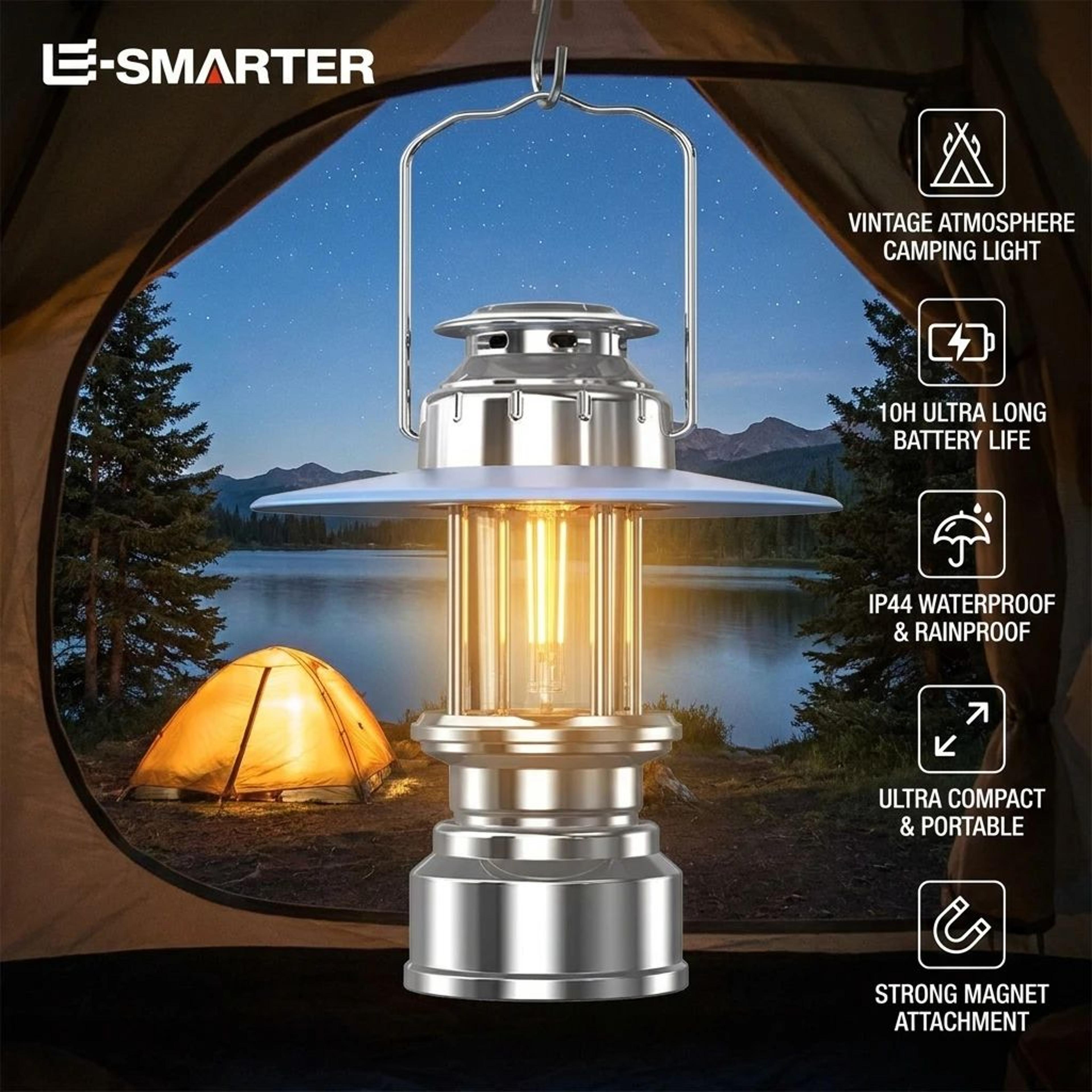 ventureglow rechargeable vintage led camping lantern