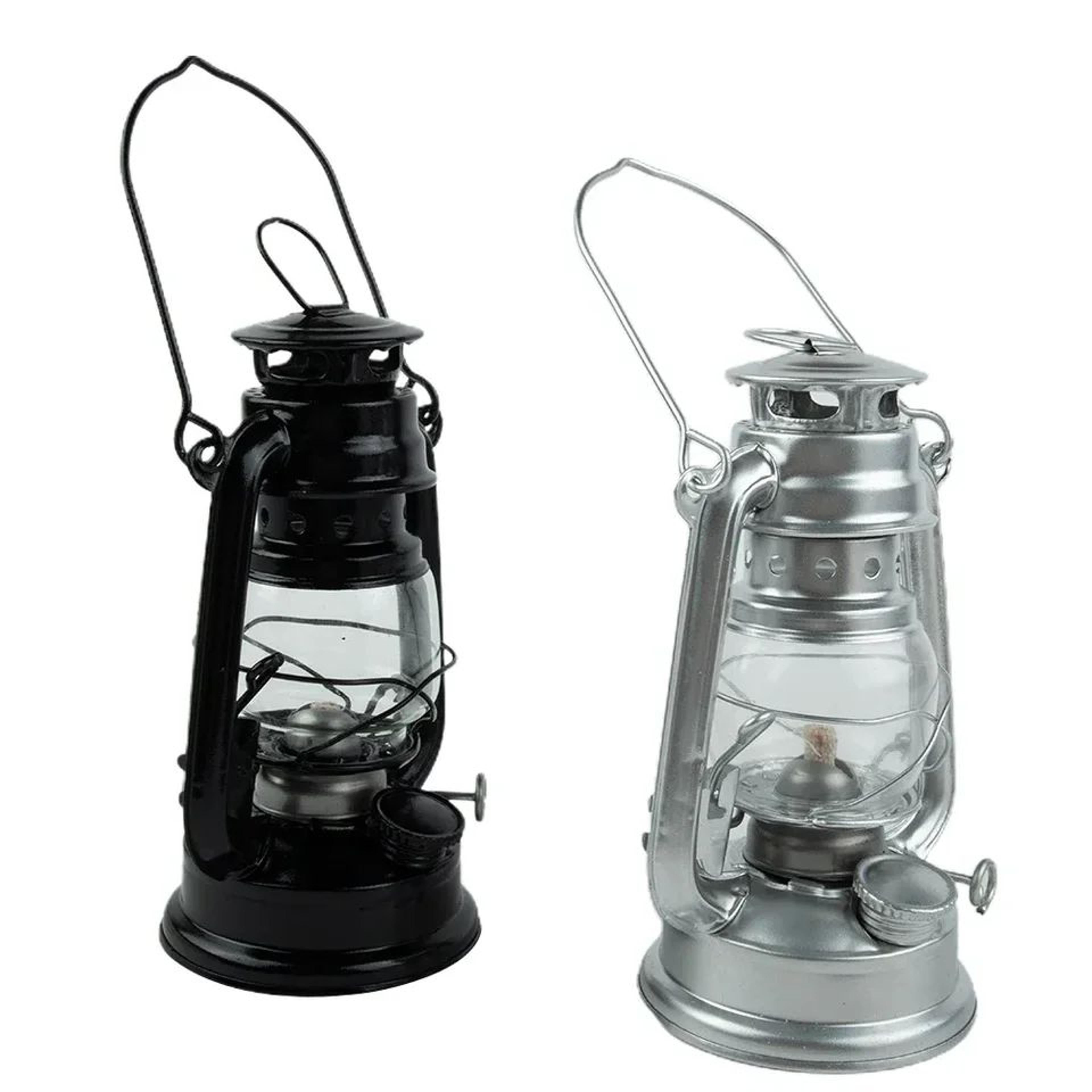 stormglow retro metal led camping lantern