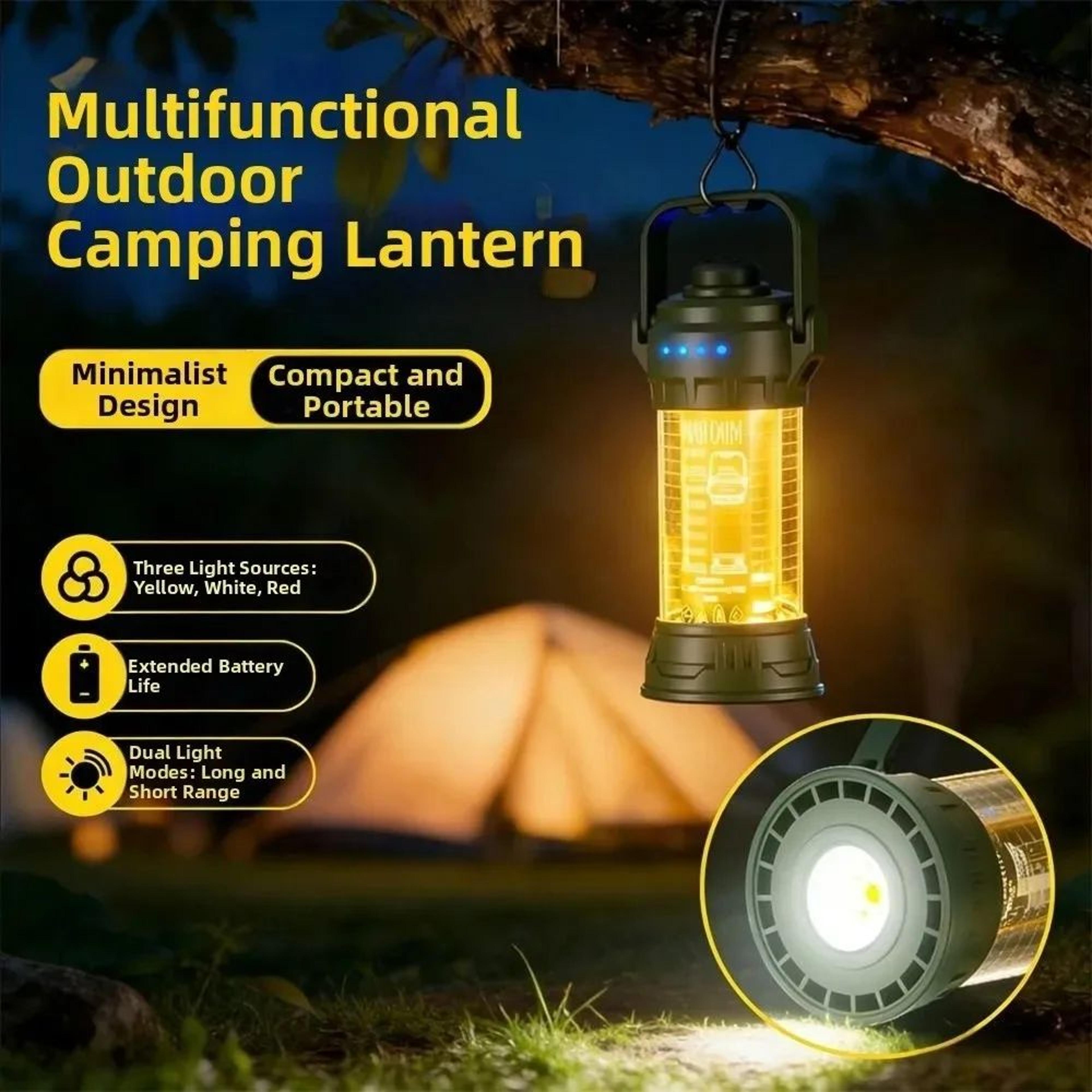 summitglow 6 mode waterproof retro camping lantern