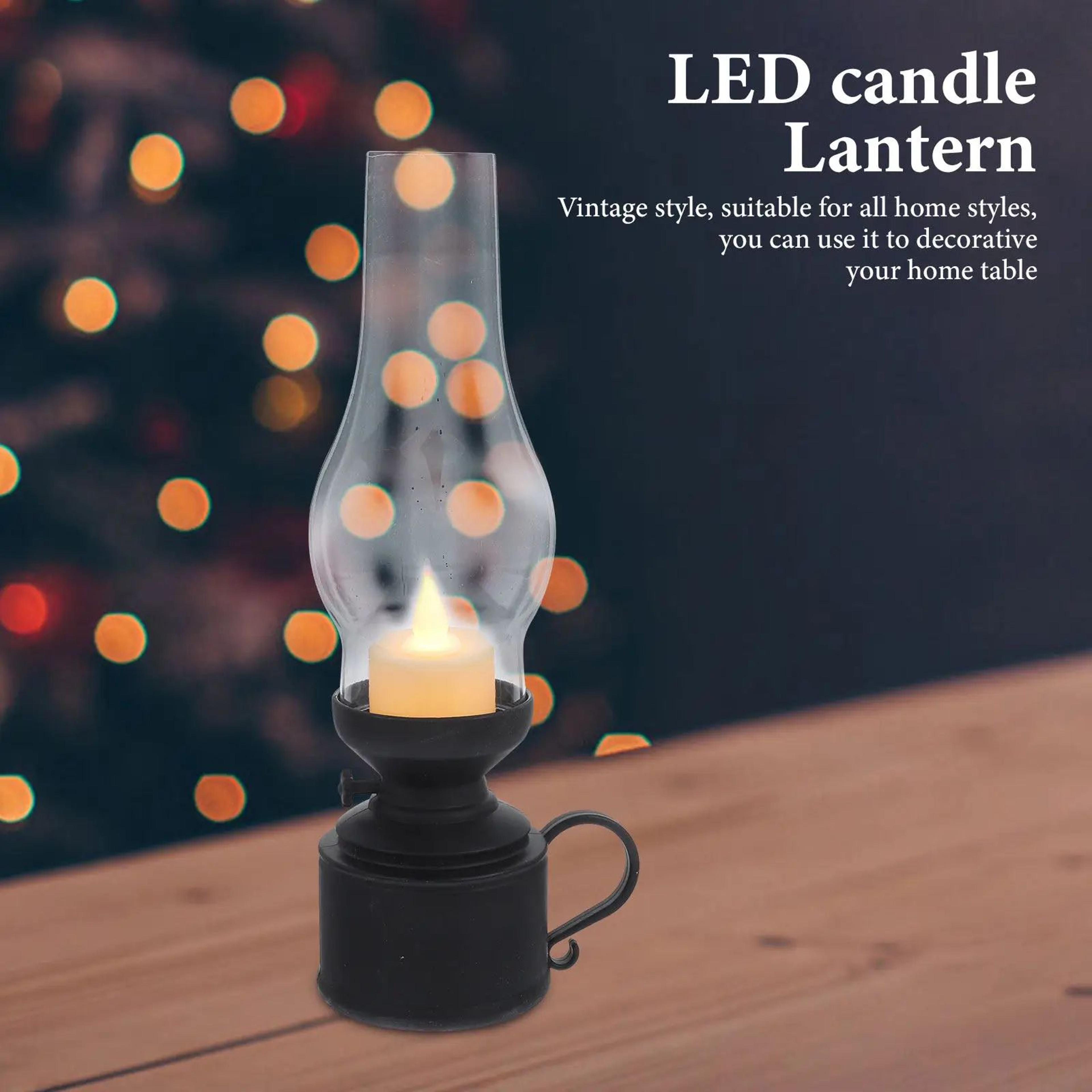 lumihaven flameless vintage led lantern