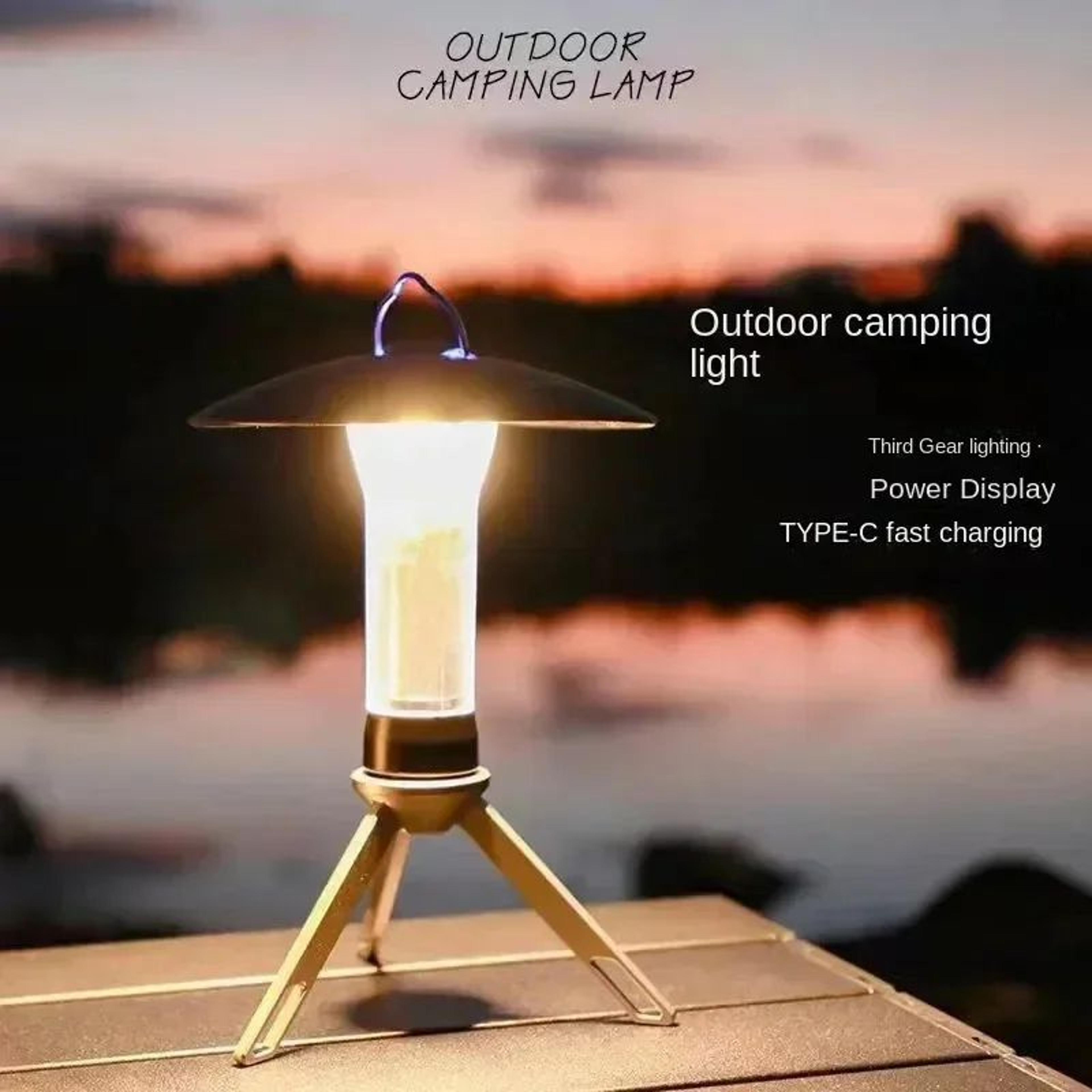 trailstand portable tripod camping light