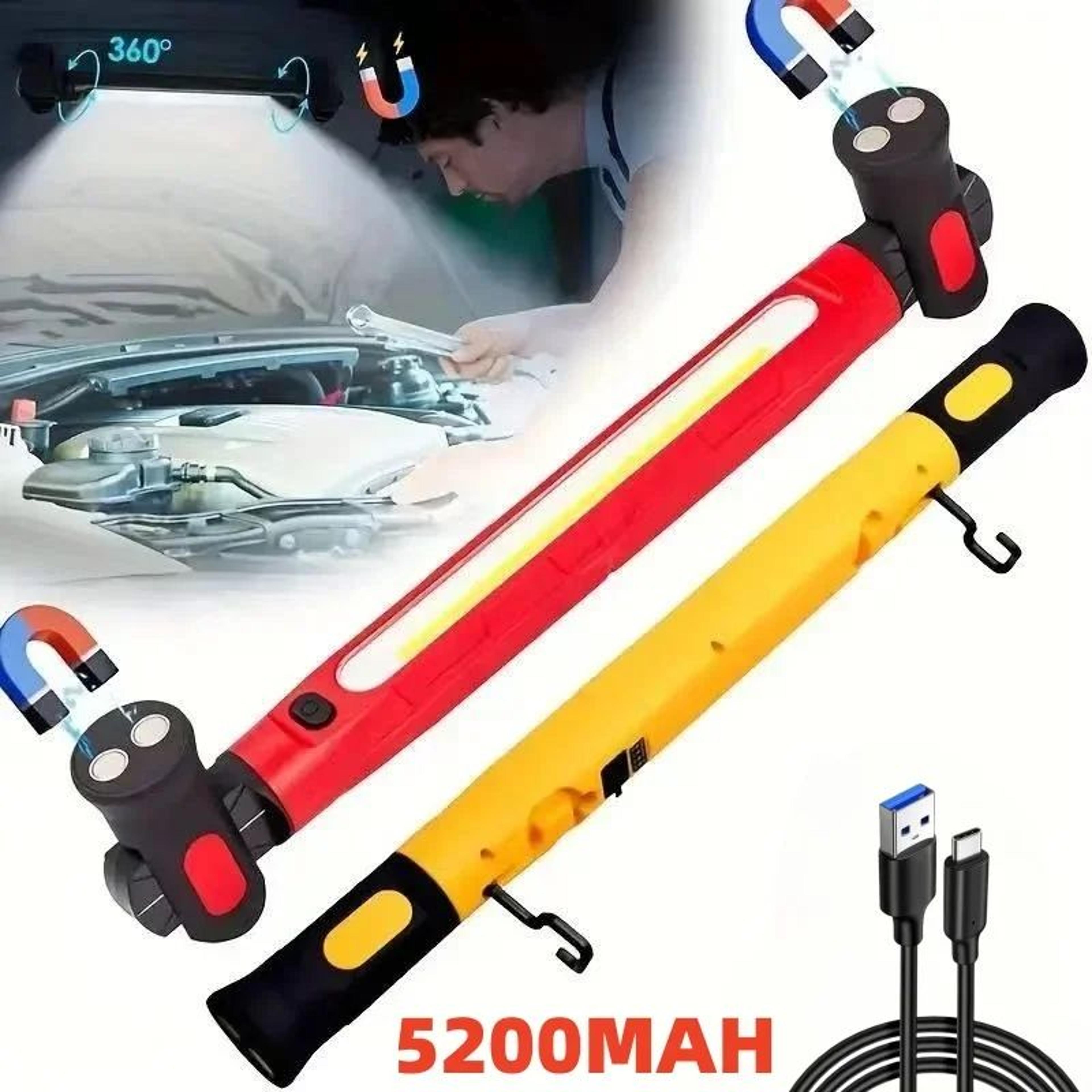 magnabeam 5200mah rechargeable magnetic work light